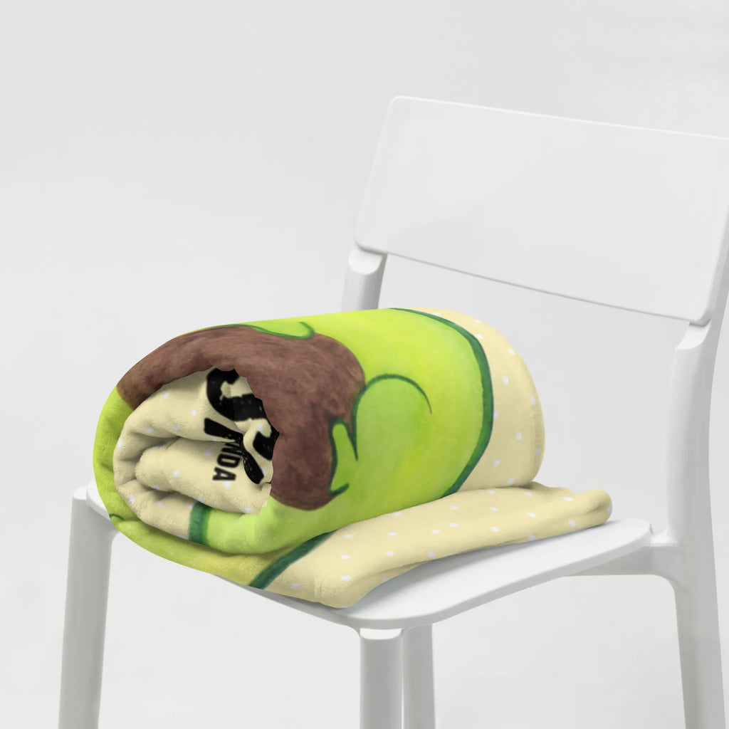 Personalisierte Decke Avocado mit Kern Personalisierte Decke, Decke mit Namen, Kuscheldecke mit Namen, Decke bedrucken, Kuscheldecke bedrucken, Avocado, Veggie, Vegan, Gesund, Avokado, Avocadokern, Kern, Pflanze, Spruch Leben