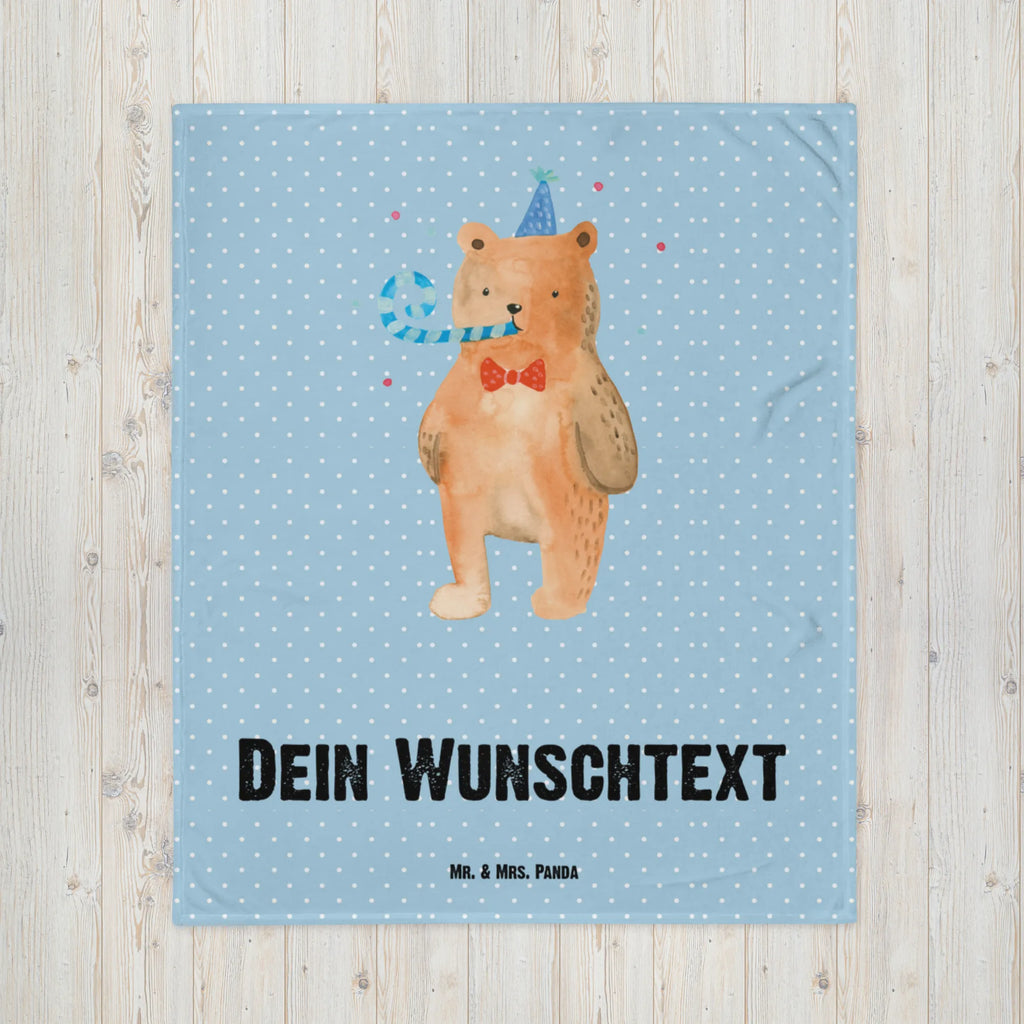 Personalisierte Decke Birthday Bär Personalisierte Decke, Decke mit Namen, Kuscheldecke mit Namen, Decke bedrucken, Kuscheldecke bedrucken, Bär, Teddy, Teddybär, Happy Birthday, Alles Gute, Glückwunsch, Geburtstag