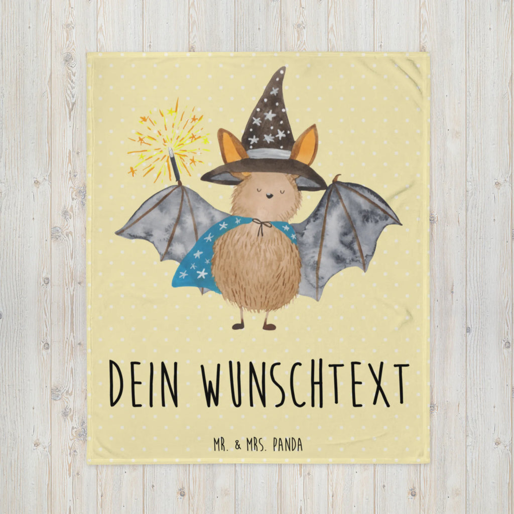 Personalisierte Decke Fledermaus Zauberer Personalisierte Decke, Decke mit Namen, Kuscheldecke mit Namen, Decke bedrucken, Kuscheldecke bedrucken, Tiermotive, Gute Laune, lustige Sprüche, Tiere, Fledermaus, Fledermäuse, Zauberer, Magier, Frauen, reinsteigern