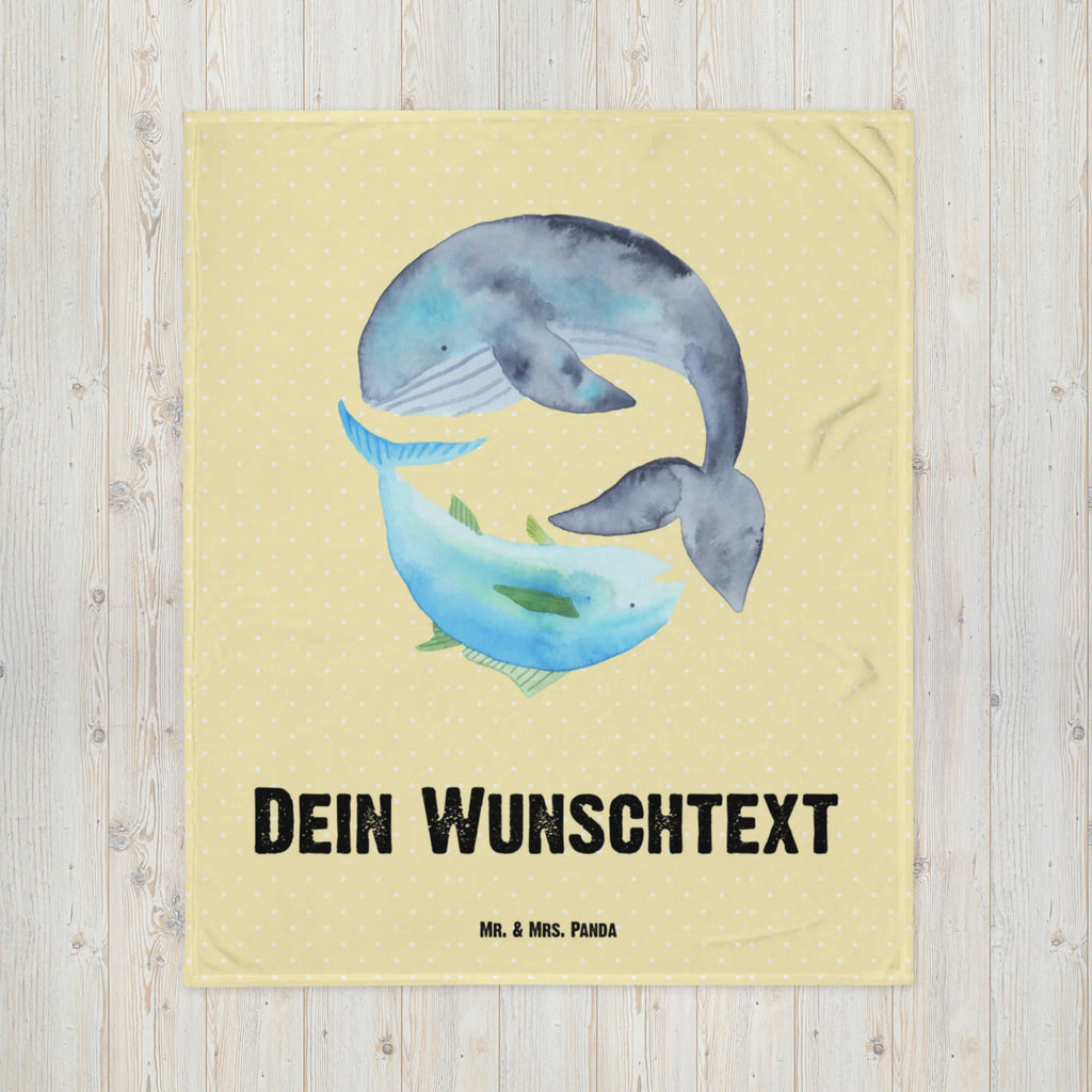 Personalisierte Decke Walfisch & Thunfisch Personalisierte Decke, Decke mit Namen, Kuscheldecke mit Namen, Decke bedrucken, Kuscheldecke bedrucken, Tiermotive, Gute Laune, lustige Sprüche, Tiere, Wal, Wahl, Tunfisch, Wortwitz lustig, Spruch lustig, Flachwitz, Witz, Spruch des Tages, Flachwitz Geschenk