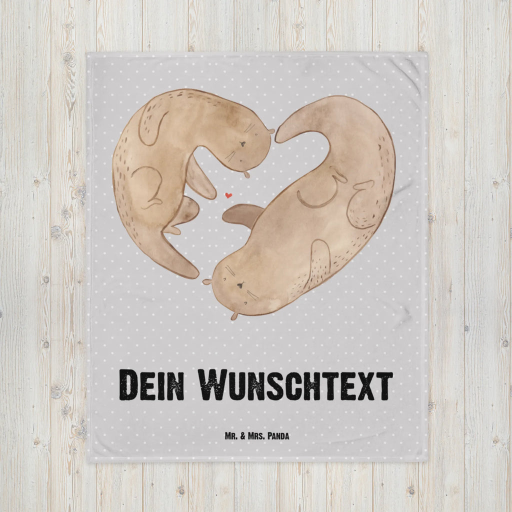 Personalisierte Decke Otter Herz Personalisierte Decke, Decke mit Namen, Kuscheldecke mit Namen, Decke bedrucken, Kuscheldecke bedrucken, Otter, Fischotter, Seeotter, Liebe, Herz, Liebesbeweis, Liebesgeschenk, Bessere Hälfte, Love you, Jahrestag, Hochzeitstag, Verlobung, gemeinsames Leben