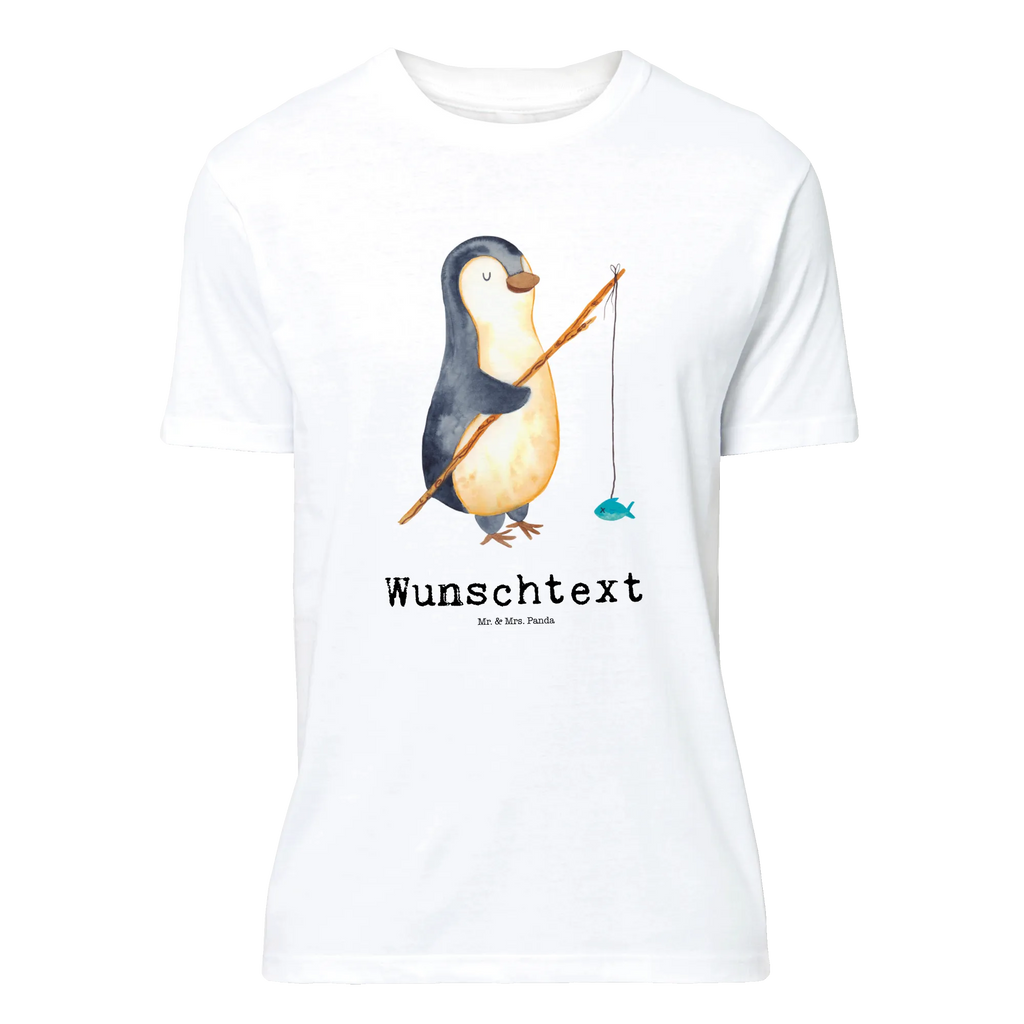 Personalisiertes T-Shirt Pinguin Angler T-Shirt Personalisiert, T-Shirt mit Namen, T-Shirt mit Aufruck, Männer, Frauen, Wunschtext, Bedrucken, Pinguin, Pinguine, Angeln, Angler, Tagträume, Hobby, Plan, Planer, Tagesplan, Neustart, Motivation, Geschenk, Freundinnen, Geschenkidee, Urlaub, Wochenende