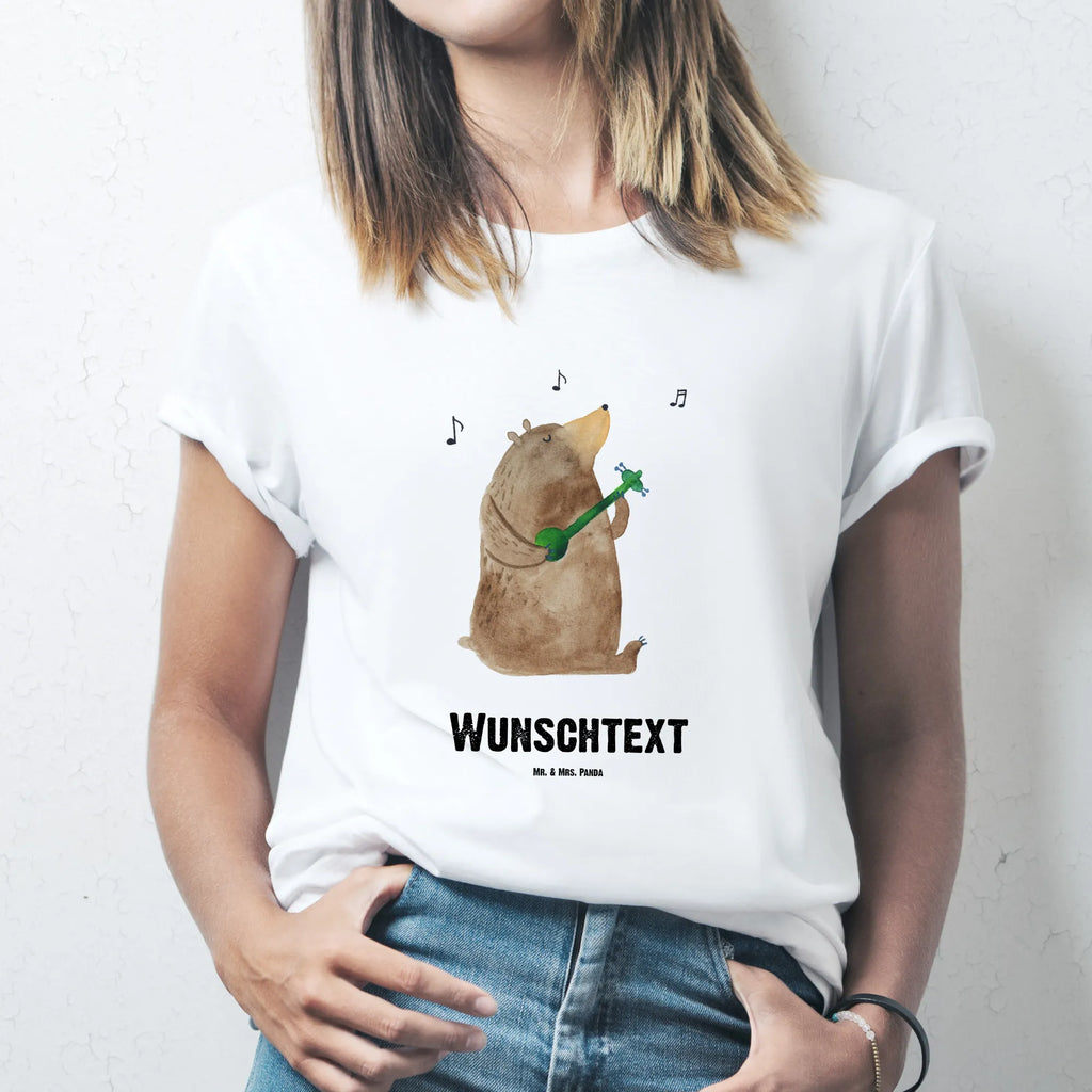 Personalisiertes T-Shirt Bär Lied T-Shirt Personalisiert, T-Shirt mit Namen, T-Shirt mit Aufruck, Männer, Frauen, Wunschtext, Bedrucken, Bär, Teddy, Teddybär, Bärchen, Bear, Liebeslied, Lied, Song, Valentinstag, Valentine, Geschenk, Partner, Liebe, Freundin, Frau, Herz, Spruch