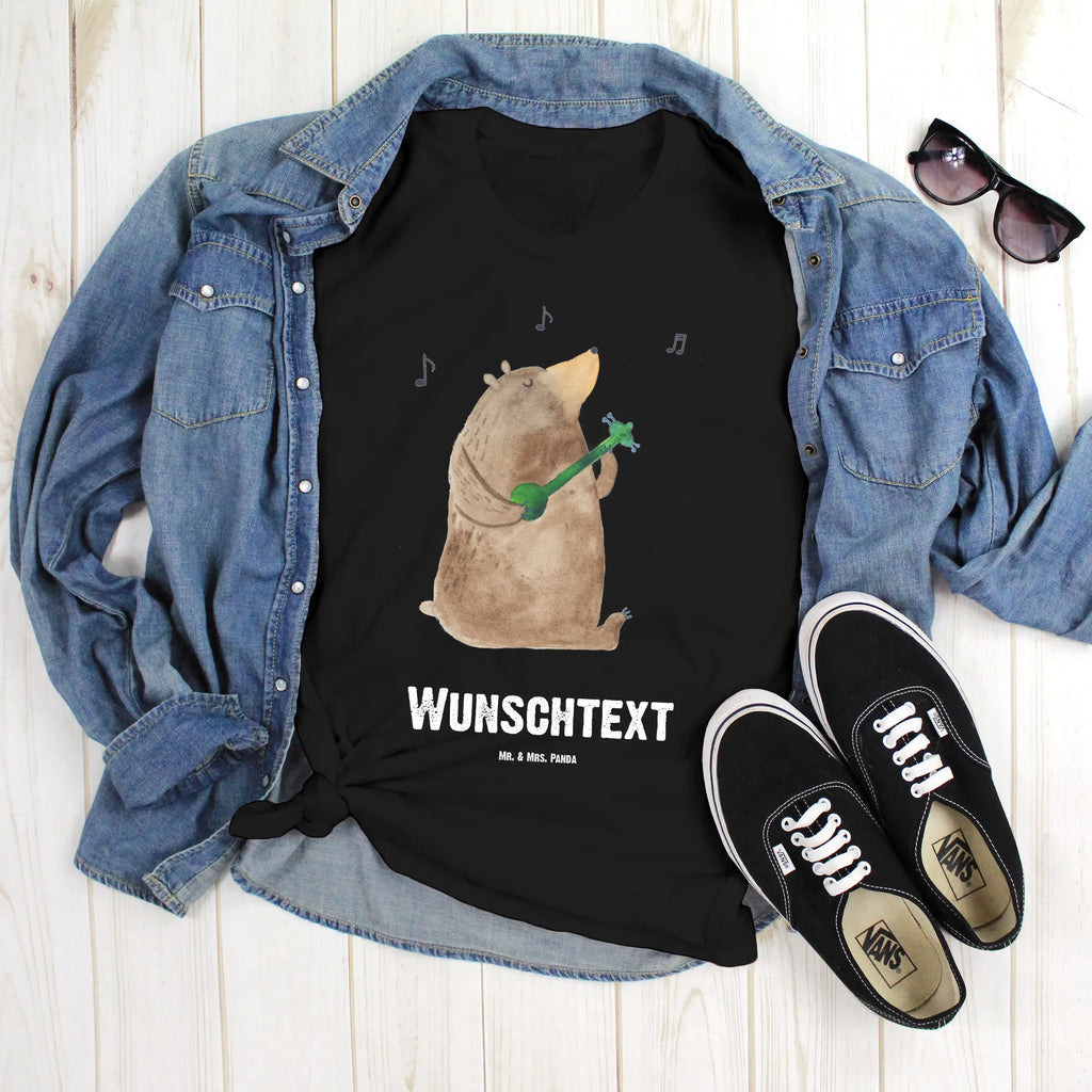 Personalisiertes T-Shirt Bär Lied T-Shirt Personalisiert, T-Shirt mit Namen, T-Shirt mit Aufruck, Männer, Frauen, Wunschtext, Bedrucken, Bär, Teddy, Teddybär, Bärchen, Bear, Liebeslied, Lied, Song, Valentinstag, Valentine, Geschenk, Partner, Liebe, Freundin, Frau, Herz, Spruch