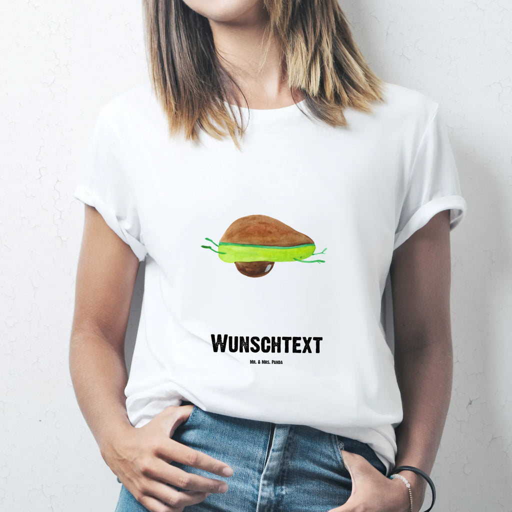 Personalisiertes T-Shirt Avocado Yoga T-Shirt Personalisiert, T-Shirt mit Namen, T-Shirt mit Aufruck, Männer, Frauen, Wunschtext, Bedrucken, Avocado, Veggie, Vegan, Gesund, Avocado Yoga Vegan