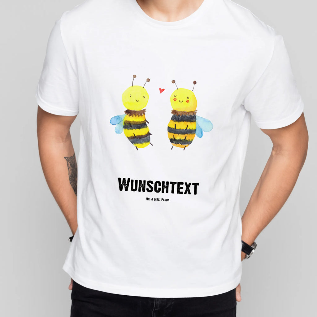 Personalisiertes T-Shirt Biene Verliebt T-Shirt Personalisiert, T-Shirt mit Namen, T-Shirt mit Aufruck, Männer, Frauen, Wunschtext, Bedrucken, Biene, Wespe, Hummel