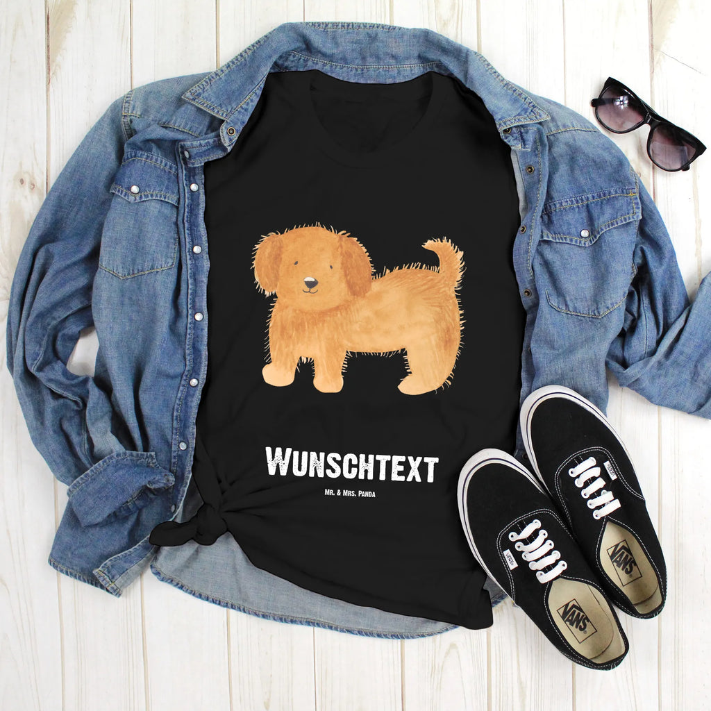 Personalisiertes T-Shirt Hund flauschig T-Shirt Personalisiert, T-Shirt mit Namen, T-Shirt mit Aufruck, Männer, Frauen, Wunschtext, Bedrucken, Hund, Hundemotiv, Haustier, Hunderasse, Tierliebhaber, Hundebesitzer, Sprüche, Hunde, Frauchen, Hundemama, Hundeliebe