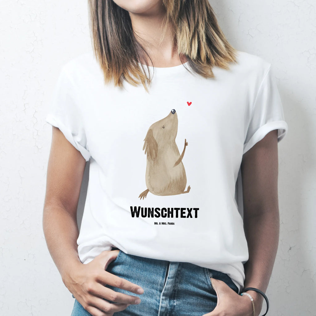 Personalisiertes T-Shirt Hund Liebe T-Shirt Personalisiert, T-Shirt mit Namen, T-Shirt mit Aufruck, Männer, Frauen, Wunschtext, Bedrucken, Hund, Hundemotiv, Haustier, Hunderasse, Tierliebhaber, Hundebesitzer, Sprüche, Liebe, Hundeglück, Hundeliebe, Hunde, Frauchen