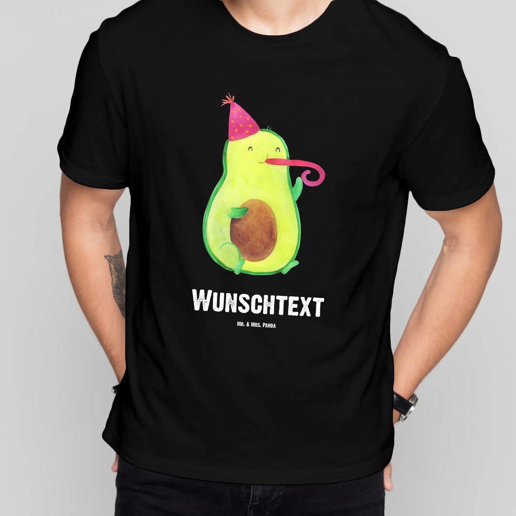 Personalisiertes T-Shirt Avocado Party Time T-Shirt Personalisiert, T-Shirt mit Namen, T-Shirt mit Aufruck, Männer, Frauen, Wunschtext, Bedrucken, Avocado, Veggie, Vegan, Gesund