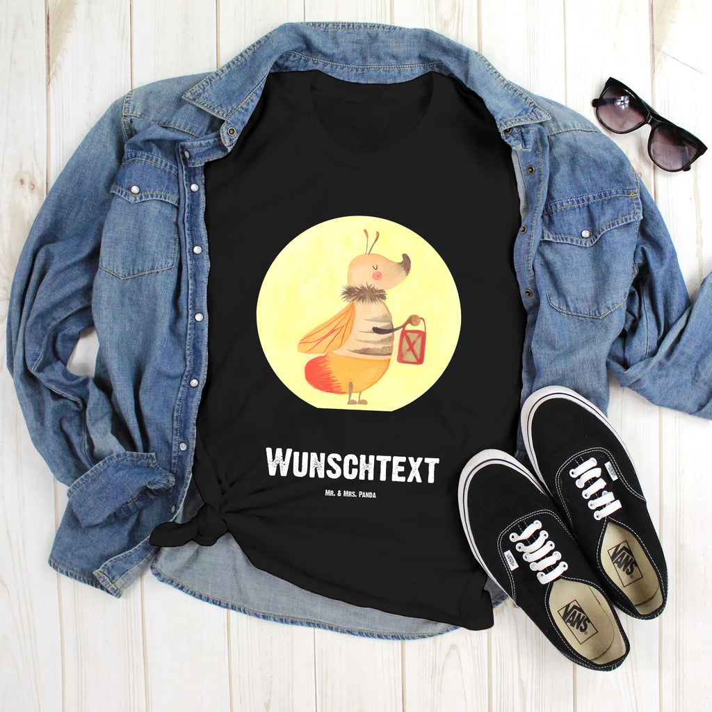 Personalisiertes T-Shirt Glühwürmchen T-Shirt Personalisiert, T-Shirt mit Namen, T-Shirt mit Aufruck, Männer, Frauen, Wunschtext, Bedrucken, Tiermotive, Gute Laune, lustige Sprüche, Tiere, Glühwürmchen, Glühwurm, Falter, Liebe, Leuchten, magisch, Liebesbeweis, Lieblingsmensch, Verlobung, Heiratsantrag, Jahrestag, Liebesspruch