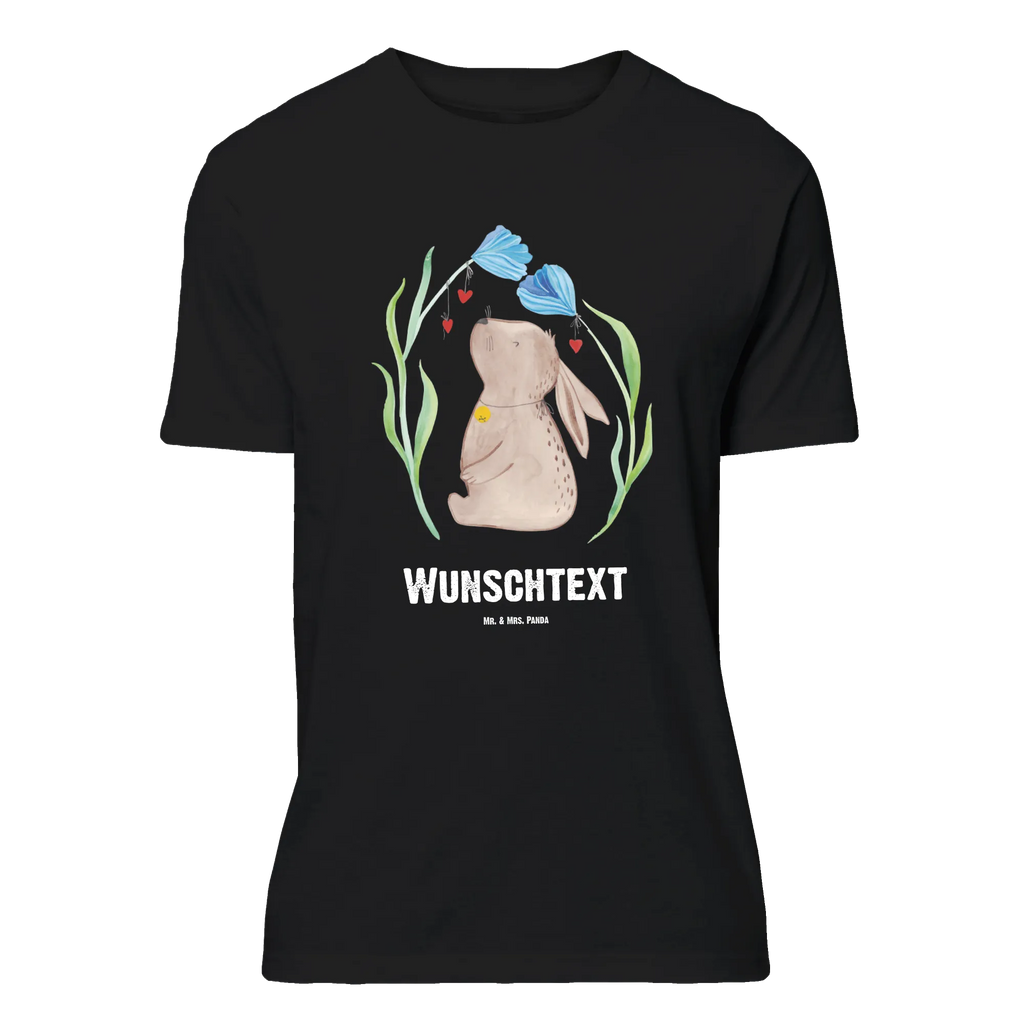 Personalisiertes T-Shirt Hase Blume T-Shirt Personalisiert, T-Shirt mit Namen, T-Shirt mit Aufruck, Männer, Frauen, Wunschtext, Bedrucken, Ostern, Osterhase, Ostergeschenke, Osternest, Osterdeko, Geschenke zu Ostern, Ostern Geschenk, Ostergeschenke Kinder, Ostern Kinder, Hase, Kaninchen, Kind, Taufe, Taufgeschenk, Geburt, Schwangerschaft, erstes Kind, Kindergeburtstag, Geburtstag, Hoffnung, Träume