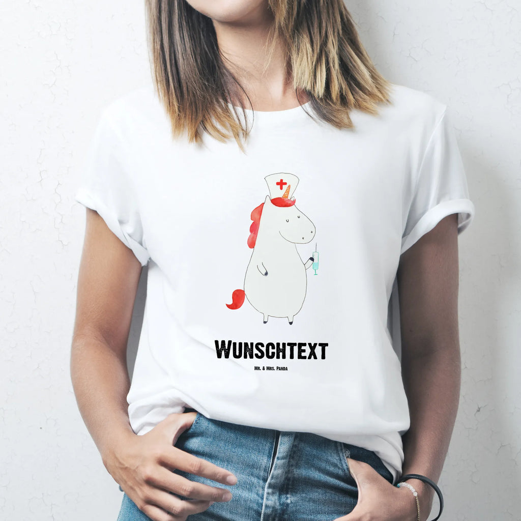 Personalisiertes T-Shirt Einhorn Krankenschwester T-Shirt Personalisiert, T-Shirt mit Namen, T-Shirt mit Aufruck, Männer, Frauen, Wunschtext, Bedrucken, Einhorn, Einhörner, Einhorn Deko, Unicorn, Krankenschwester Geschenk, Krankenpfleger Geschenk, Krankenpflegerin, Krankenschwester Dankeschön, Krankenhaus, Ärztin Geschenk