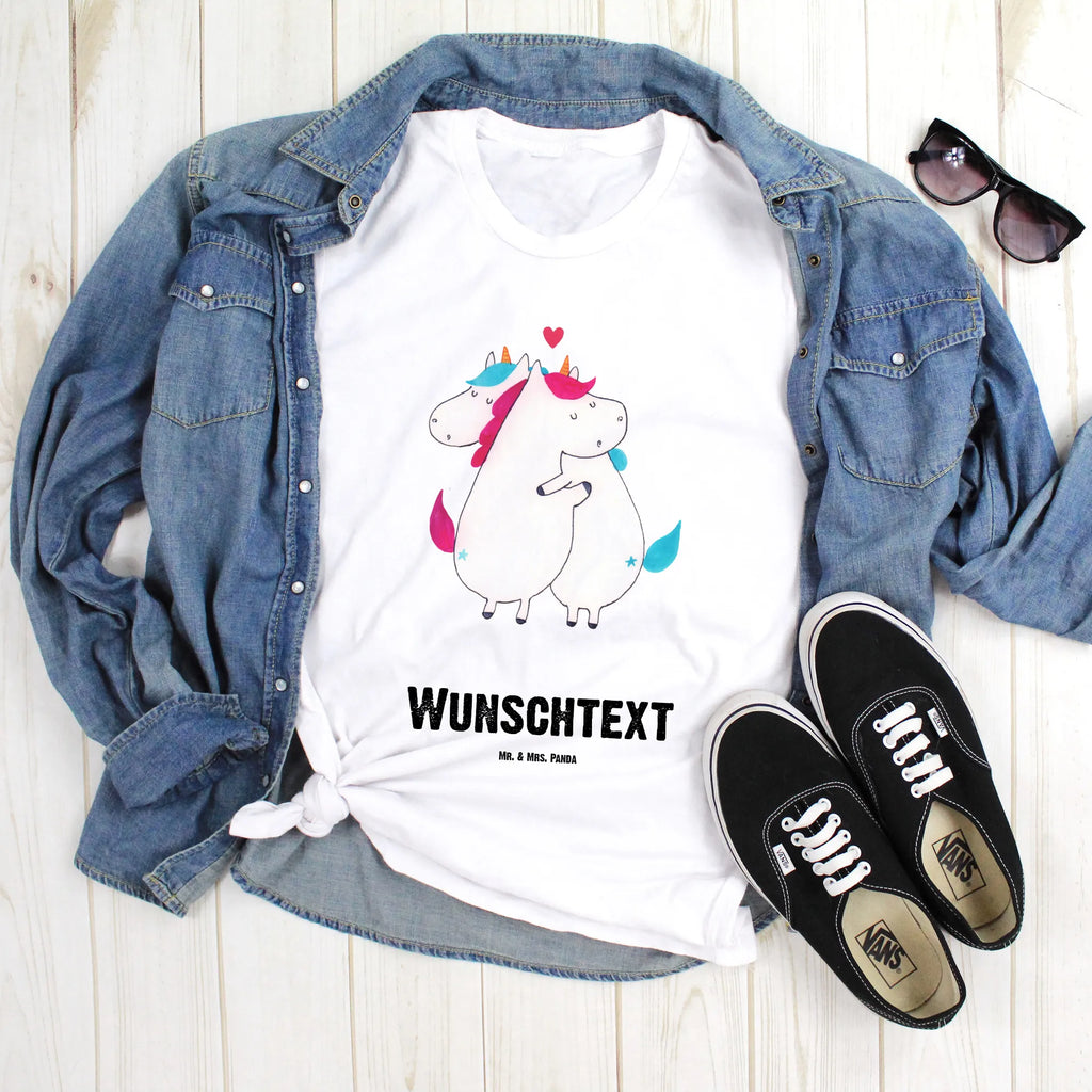 Personalisiertes T-Shirt Einhorn Mitteilung T-Shirt Personalisiert, T-Shirt mit Namen, T-Shirt mit Aufruck, Männer, Frauen, Wunschtext, Bedrucken, Einhorn, Einhörner, Einhorn Deko, Pegasus, Unicorn, Valentinstag, Valentine, Liebe, Geschenk, Partner, Ehe, lustig, witzig, Spruch