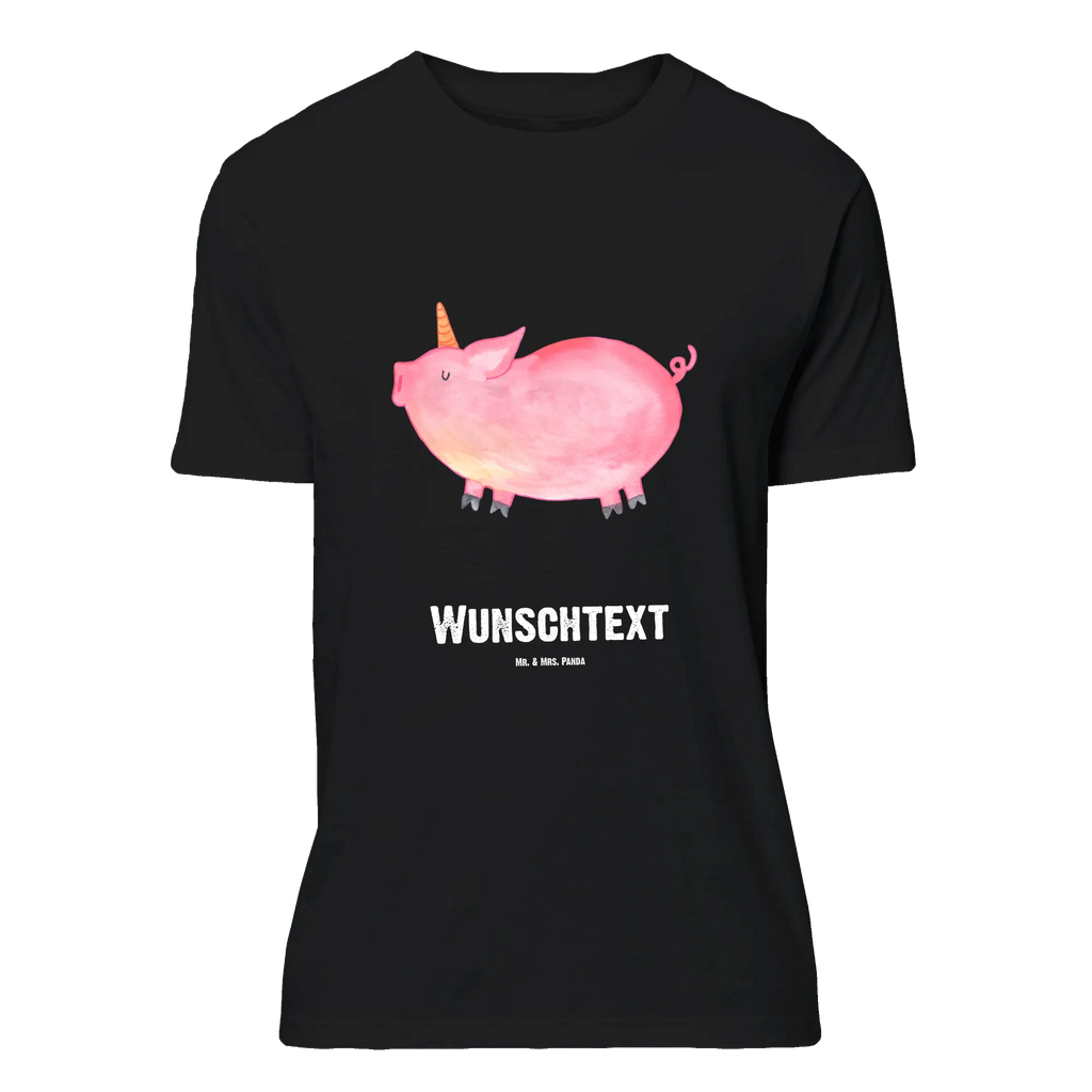 Personalisiertes T-Shirt Einhorn Schwein T-Shirt Personalisiert, T-Shirt mit Namen, T-Shirt mit Aufruck, Männer, Frauen, Wunschtext, Bedrucken, Einhorn, Einhörner, Einhorn Deko, Pegasus, Unicorn, Party, Spaß, Schwein, Schweinhorn, Bauer, witzig. lustig, Spruch, geschenk, Pig, Piggy, funny, english, englisch