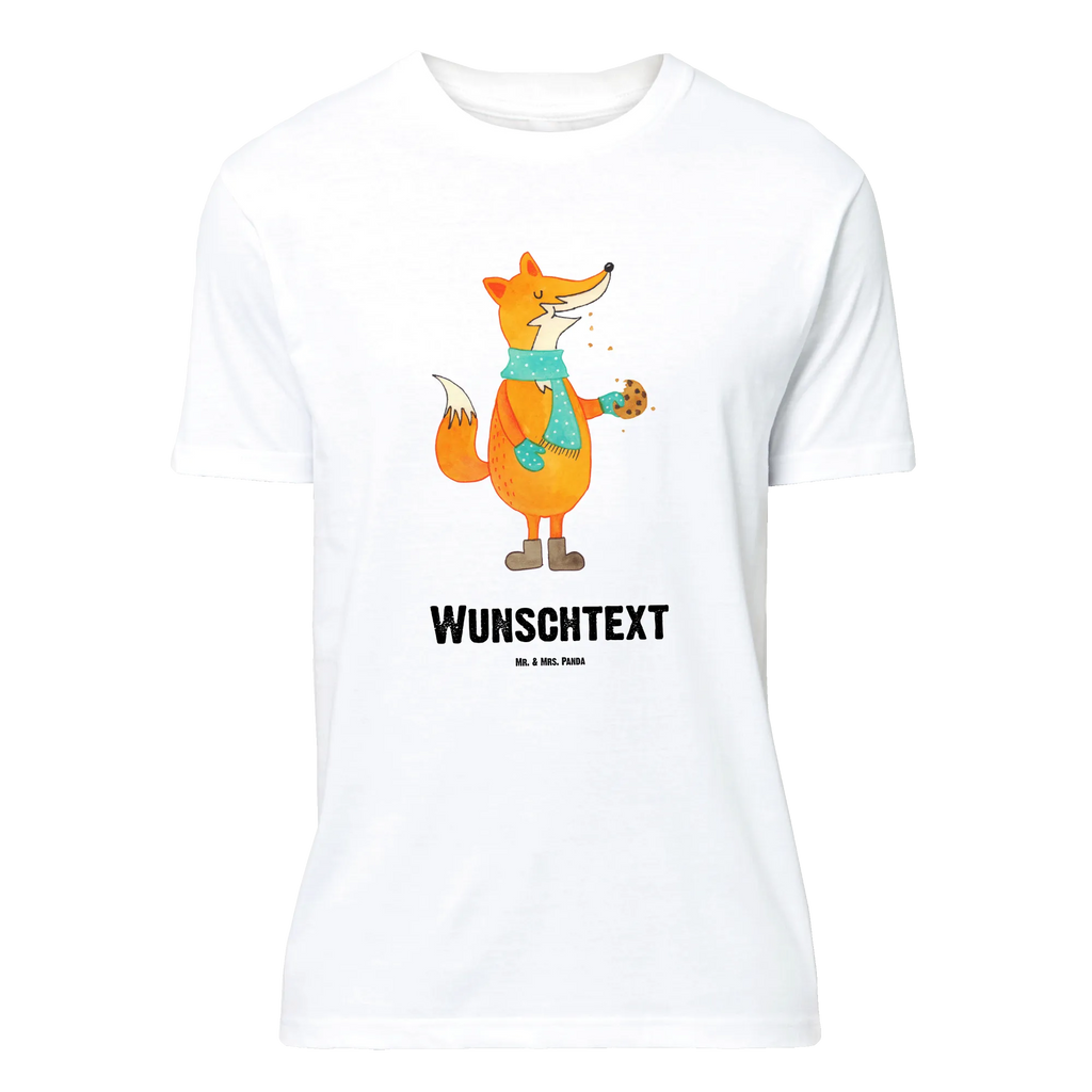 Personalisiertes T-Shirt Fuchs Keks T-Shirt Personalisiert, T-Shirt mit Namen, T-Shirt mit Aufruck, Männer, Frauen, Wunschtext, Bedrucken, Fuchs, Füchse, Backen Spruch, Kekse, Winter, Weihnachtszeit, Plätzchen, Liebe, Küche Deko