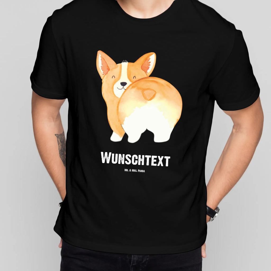 Personalisiertes T-Shirt Corgie Po T-Shirt Personalisiert, T-Shirt mit Namen, T-Shirt mit Aufruck, Männer, Frauen, Wunschtext, Bedrucken, Hund, Hundemotiv, Haustier, Hunderasse, Tierliebhaber, Hundebesitzer, Sprüche, Corgie, Hundeliebe, Motivation, Selbstliebe, Spruch