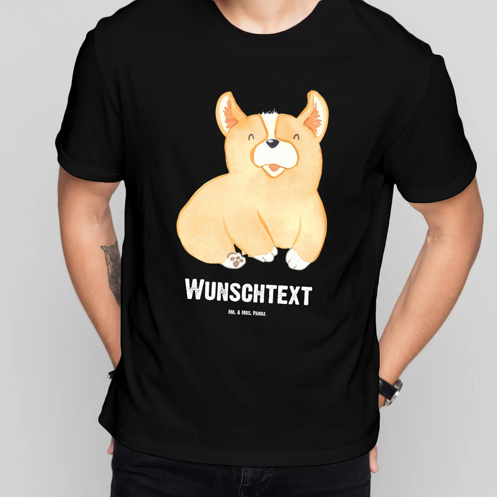 Personalisiertes T-Shirt Corgie T-Shirt Personalisiert, T-Shirt mit Namen, T-Shirt mit Aufruck, Männer, Frauen, Wunschtext, Bedrucken, Hund, Hundemotiv, Haustier, Hunderasse, Tierliebhaber, Hundebesitzer, Sprüche, Corgie, Welsh Corgie Pembroke, britisch, Motivation, Spruch, Hundespruch, Lebensfreude