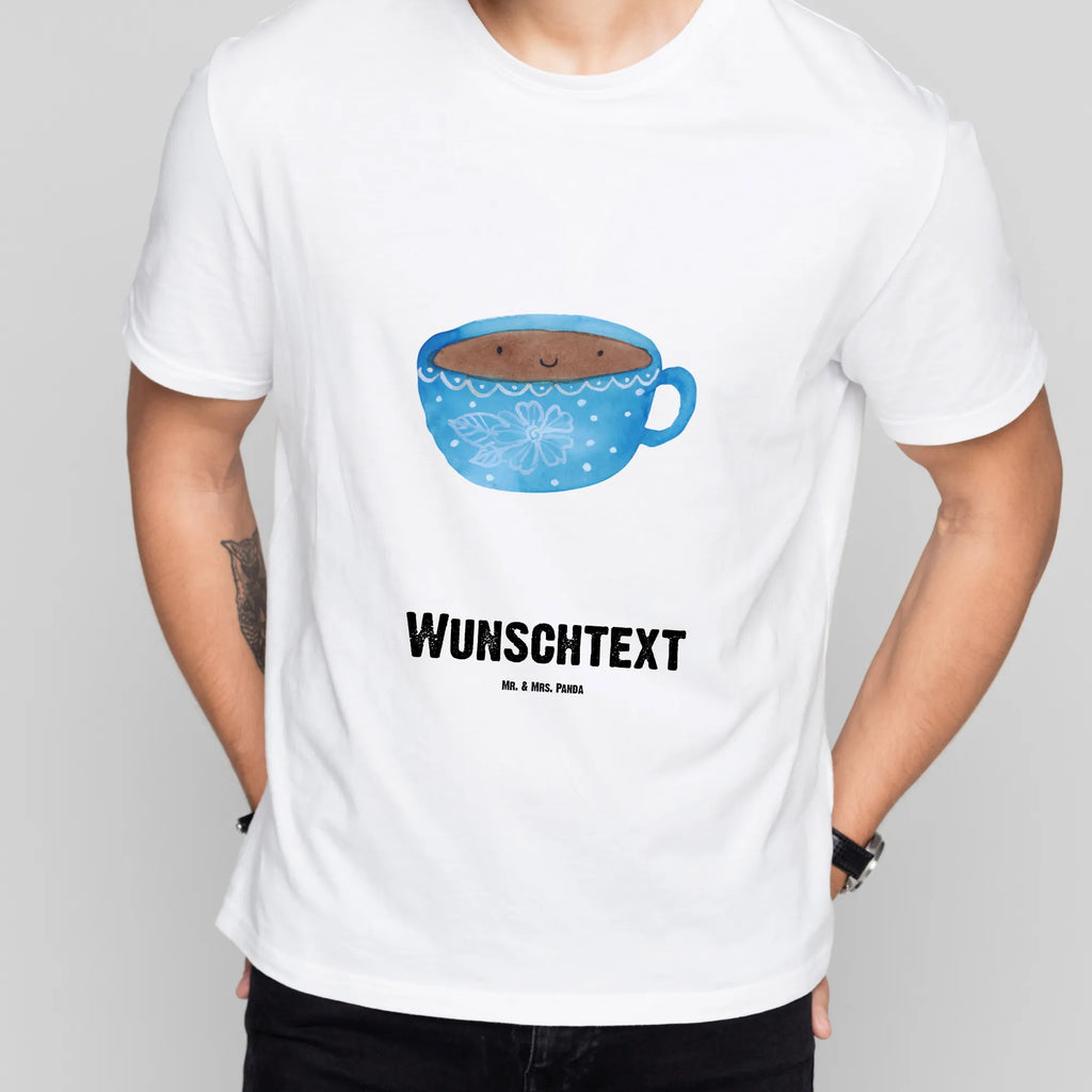 Personalisiertes T-Shirt Kaffee Tasse T-Shirt Personalisiert, T-Shirt mit Namen, T-Shirt mit Aufruck, Männer, Frauen, Wunschtext, Bedrucken, Tiermotive, Gute Laune, lustige Sprüche, Tiere, Kaffee, Tasse, Liebe, Geschmack, Genuss, Glücklich