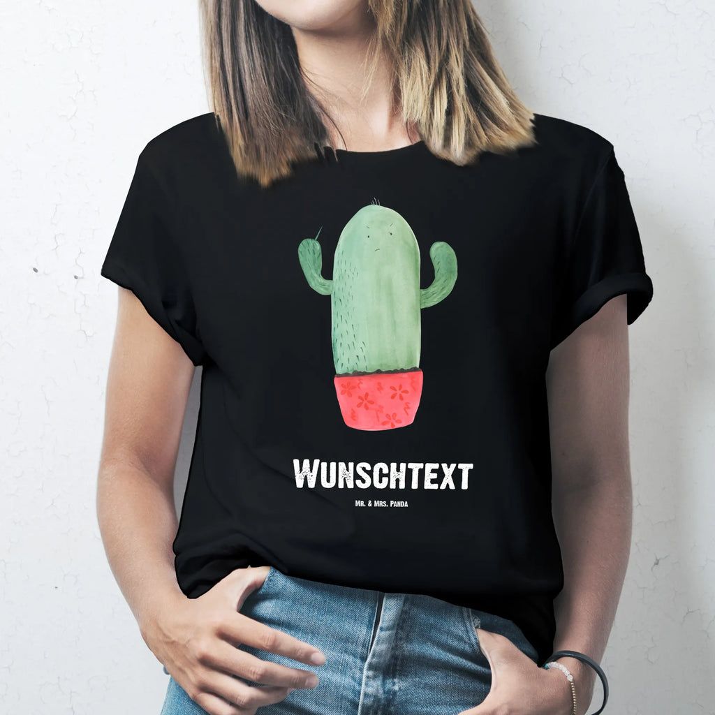 Personalisiertes T-Shirt Kaktus wütend T-Shirt Personalisiert, T-Shirt mit Namen, T-Shirt mit Aufruck, Männer, Frauen, Wunschtext, Bedrucken, Kaktus, Kakteen, ärgern, Büro, Schule, Büroalltag, Chefin, Kollege, Kollegin, wütend