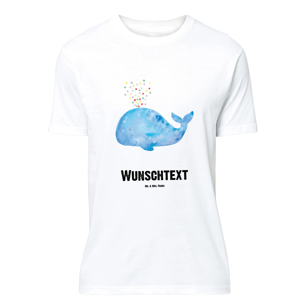 Personalisiertes T-Shirt Wal Konfetti T-Shirt Personalisiert, T-Shirt mit Namen, T-Shirt mit Aufruck, Männer, Frauen, Wunschtext, Bedrucken, Meerestiere, Meer, Urlaub, Wal, Konfetti, Wale, Motivation, Neuanfang, Trennung, Diät, Abnehmen, Neustart, Lebensabschnitt, Geburtstag