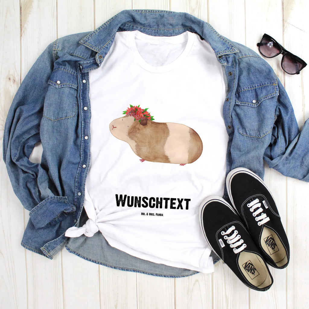 Personalisiertes T-Shirt Meerschweinchen weise T-Shirt Personalisiert, T-Shirt mit Namen, T-Shirt mit Aufruck, Männer, Frauen, Wunschtext, Bedrucken, Tiermotive, Gute Laune, lustige Sprüche, Tiere, Meerschweinchen, Meerie, Meeries, Wunder, Blumenkind, Realität, Spruch, Weisheit, Motivation, Wunderland