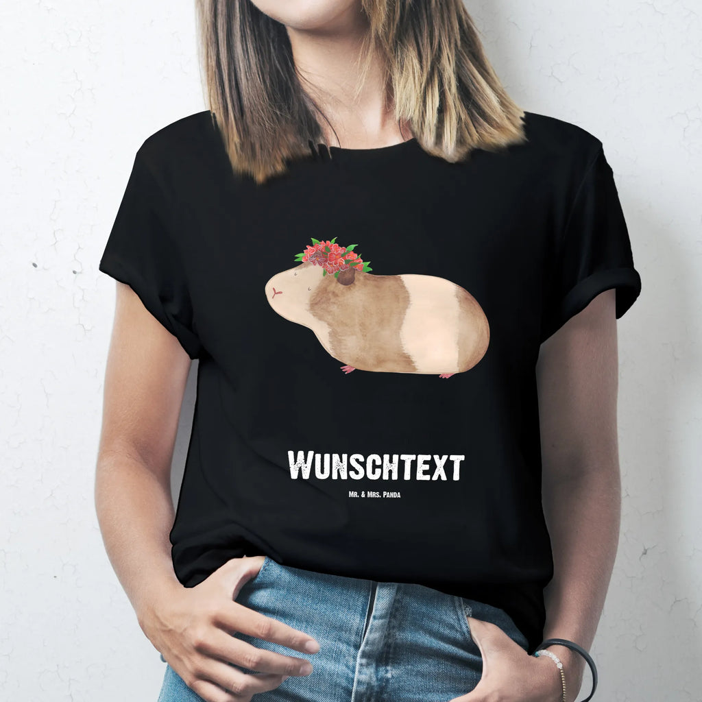 Personalisiertes T-Shirt Meerschweinchen weise T-Shirt Personalisiert, T-Shirt mit Namen, T-Shirt mit Aufruck, Männer, Frauen, Wunschtext, Bedrucken, Tiermotive, Gute Laune, lustige Sprüche, Tiere, Meerschweinchen, Meerie, Meeries, Wunder, Blumenkind, Realität, Spruch, Weisheit, Motivation, Wunderland