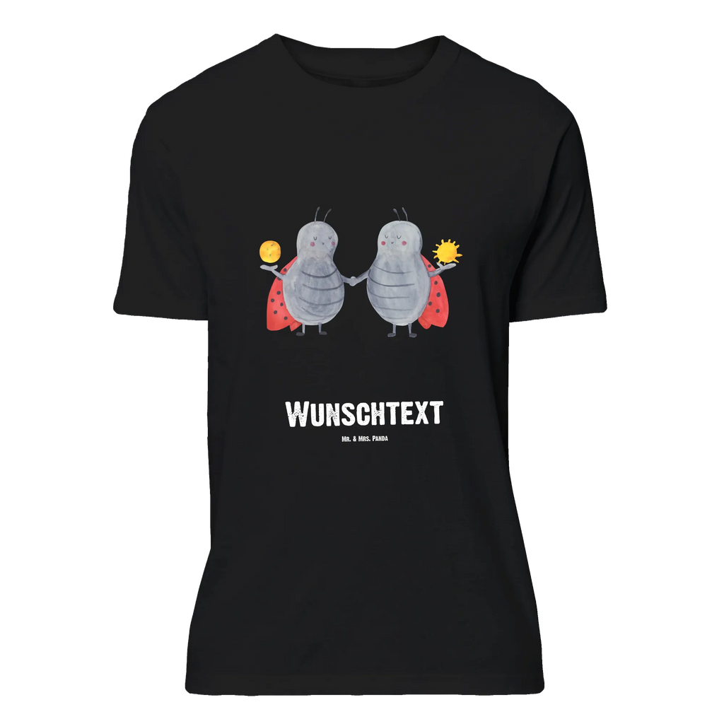 Personalisiertes T-Shirt Sternzeichen Zwilling T-Shirt Personalisiert, T-Shirt mit Namen, T-Shirt mit Aufruck, Männer, Frauen, Wunschtext, Bedrucken, Tierkreiszeichen, Sternzeichen, Horoskop, Astrologie, Aszendent, Zwillinge, Zwilling Geschenk, Zwilling Sternzeichen, Geburtstag Mai, Geschenk Mai, Geschenk Juni, Marienkäfer, Glückskäfer, Zwillingsbruder, Zwillingsschwester