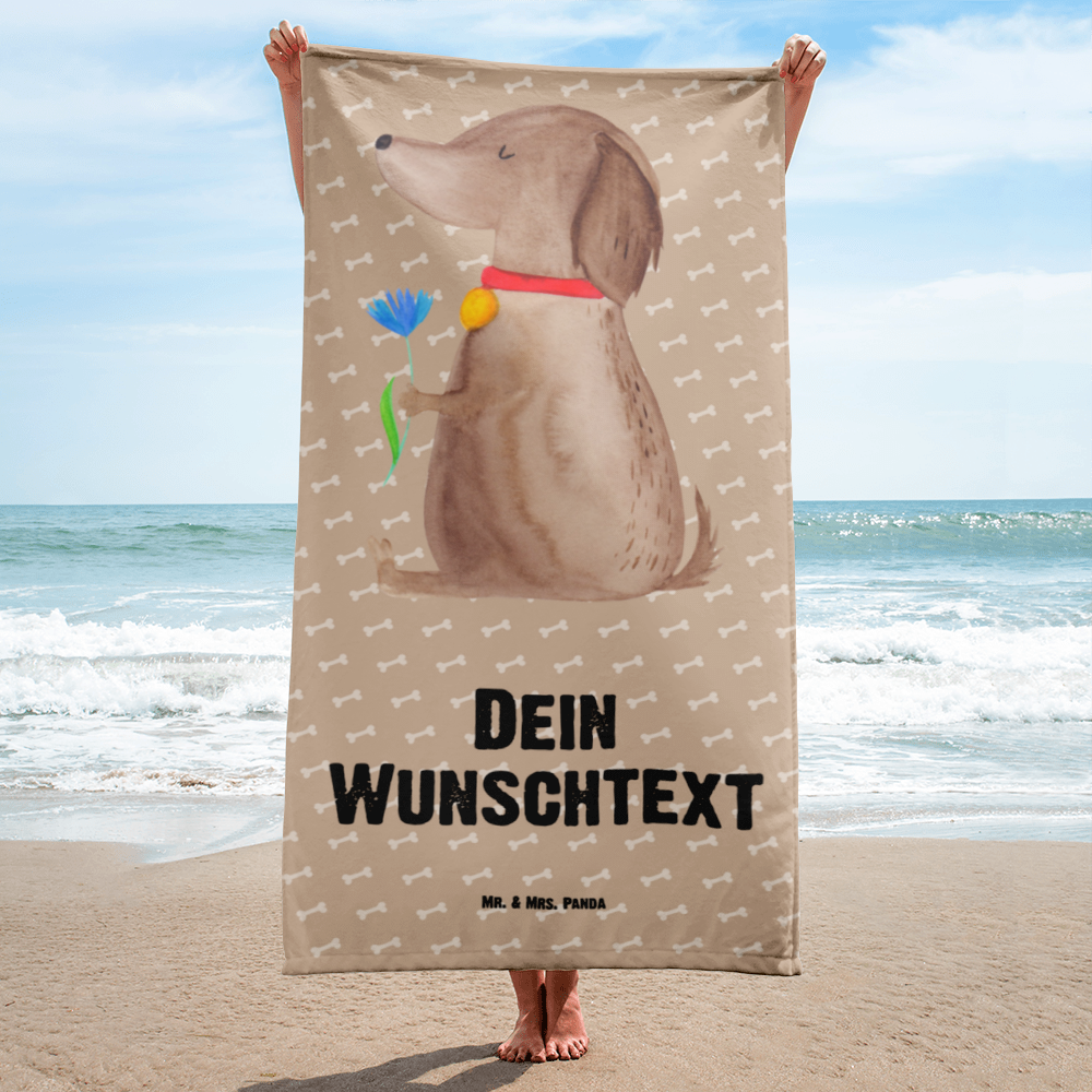 Handtuch mit Namen Hund Blume Personalisiertes Badehandtuch, Handtuch personalisiert, Handtuch mit Namen, Badetuch personalisiert, Handtuch bedrucken, Saunatuch mit Namen, Handtuch Geschenk, Hund, Hundemotiv, Haustier, Hunderasse, Tierliebhaber, Hundebesitzer, Sprüche, Hunde, Frauchen, Hundeliebe