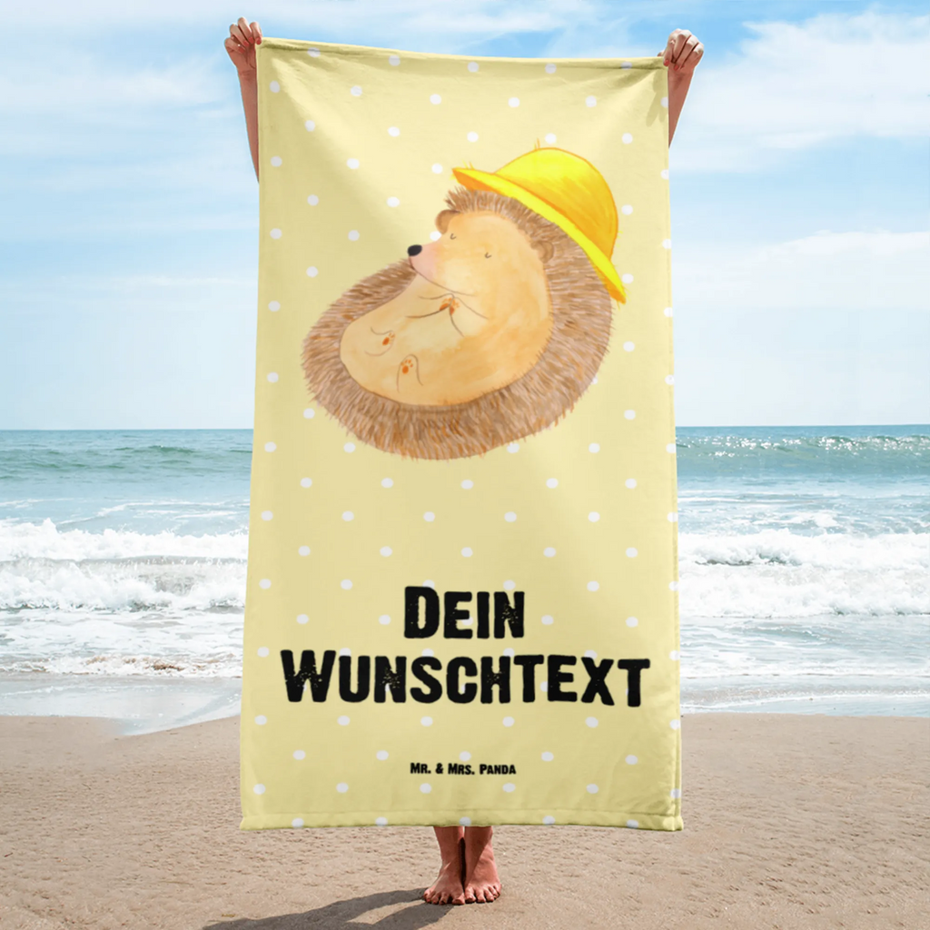 Handtuch mit Namen Igel betet Personalisiertes Badehandtuch, Handtuch personalisiert, Handtuch mit Namen, Badetuch personalisiert, Handtuch bedrucken, Saunatuch mit Namen, Handtuch Geschenk, Tiermotive, Gute Laune, lustige Sprüche, Tiere, Igel, Igel mit Hut, Sonnenhut, Gott, Amen, beten, Leben, Dankbarkeit, Dankbar sein, dankbar, genießen