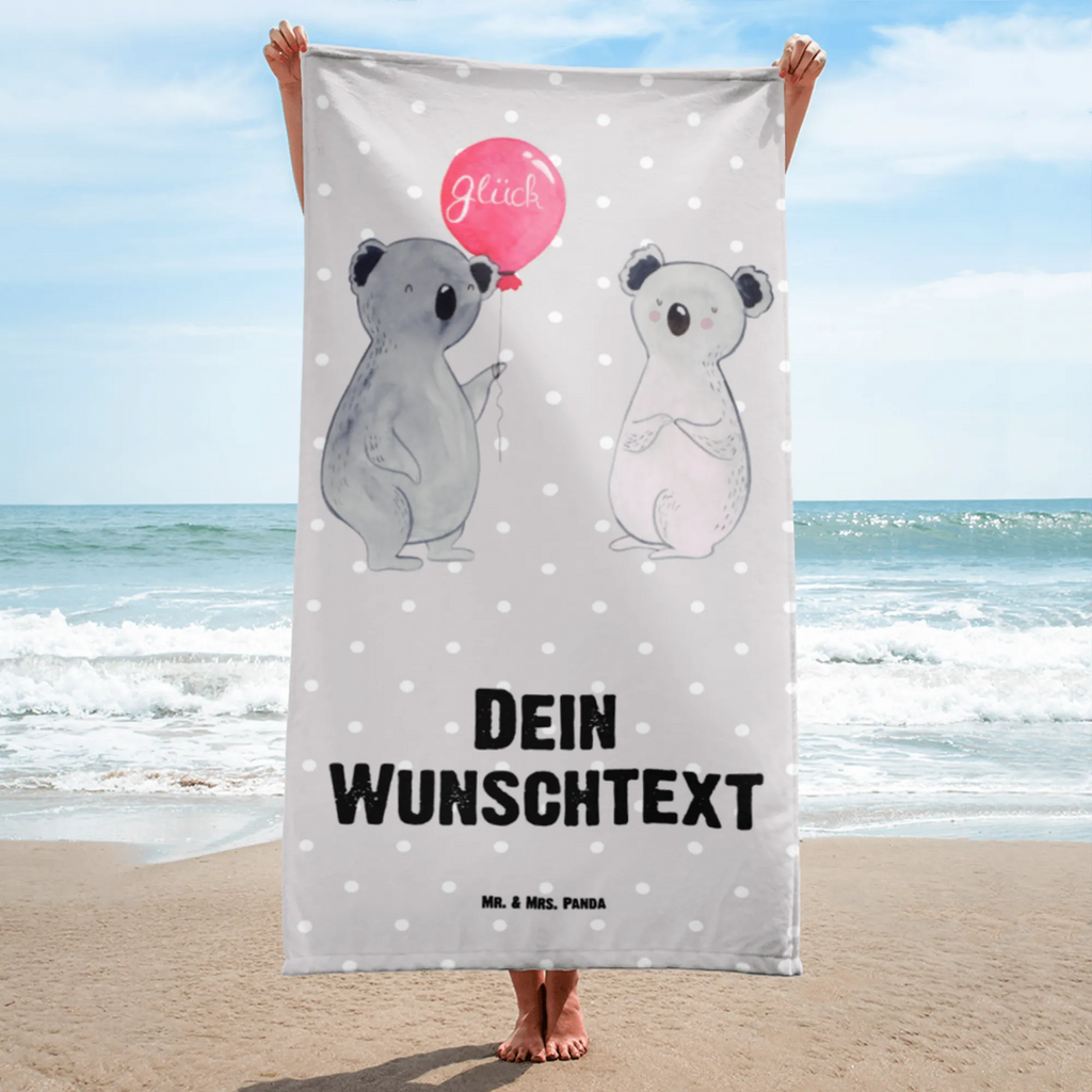 Handtuch mit Namen Koala Luftballon Personalisiertes Badehandtuch, Handtuch personalisiert, Handtuch mit Namen, Badetuch personalisiert, Handtuch bedrucken, Saunatuch mit Namen, Handtuch Geschenk, Koala, Koalabär, Luftballon, Party, Geburtstag, Geschenk