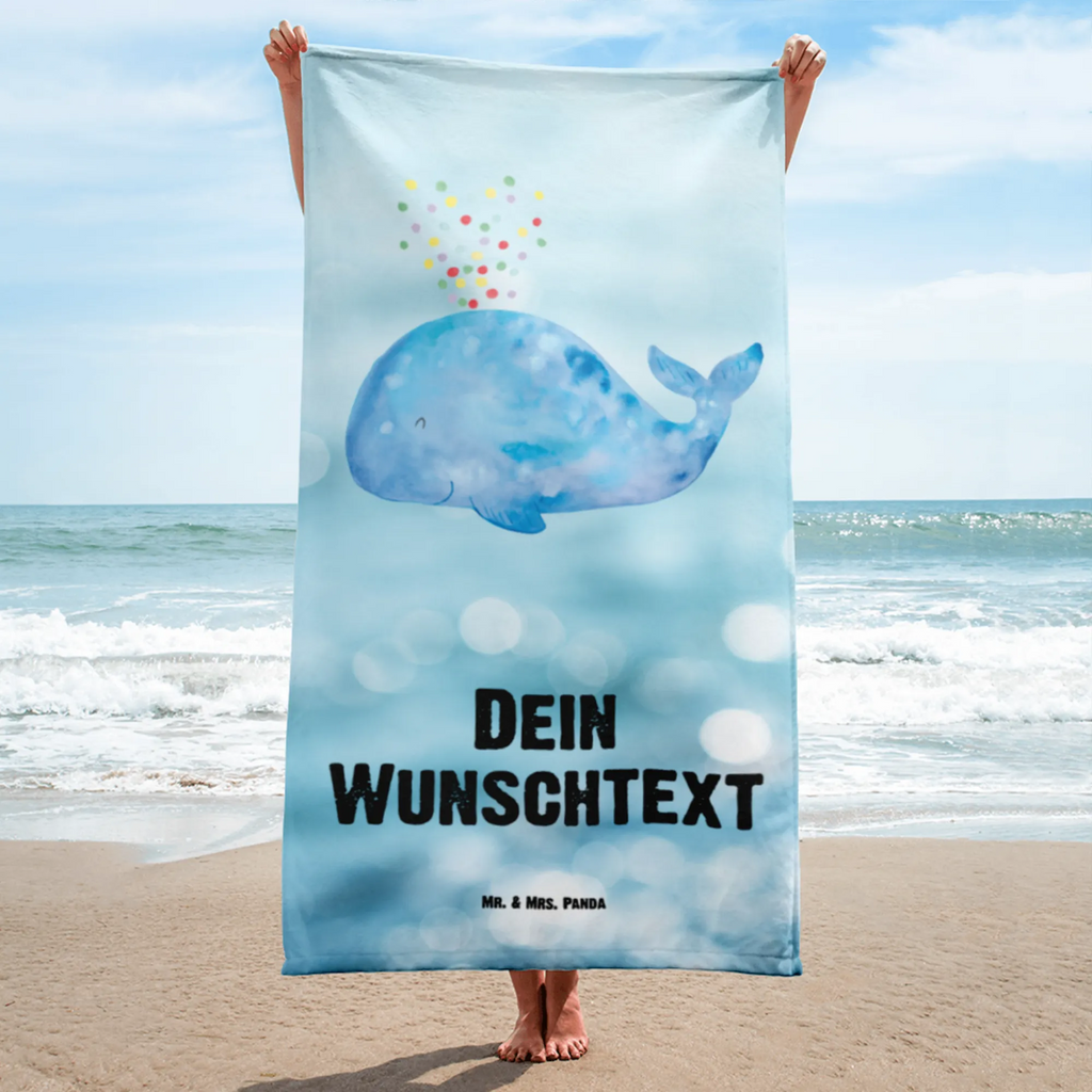 Handtuch mit Namen Wal Konfetti Personalisiertes Badehandtuch, Handtuch personalisiert, Handtuch mit Namen, Badetuch personalisiert, Handtuch bedrucken, Saunatuch mit Namen, Handtuch Geschenk, Meerestiere, Meer, Urlaub, Wal, Konfetti, Wale, Motivation, Neuanfang, Trennung, Diät, Abnehmen, Neustart, Lebensabschnitt, Geburtstag