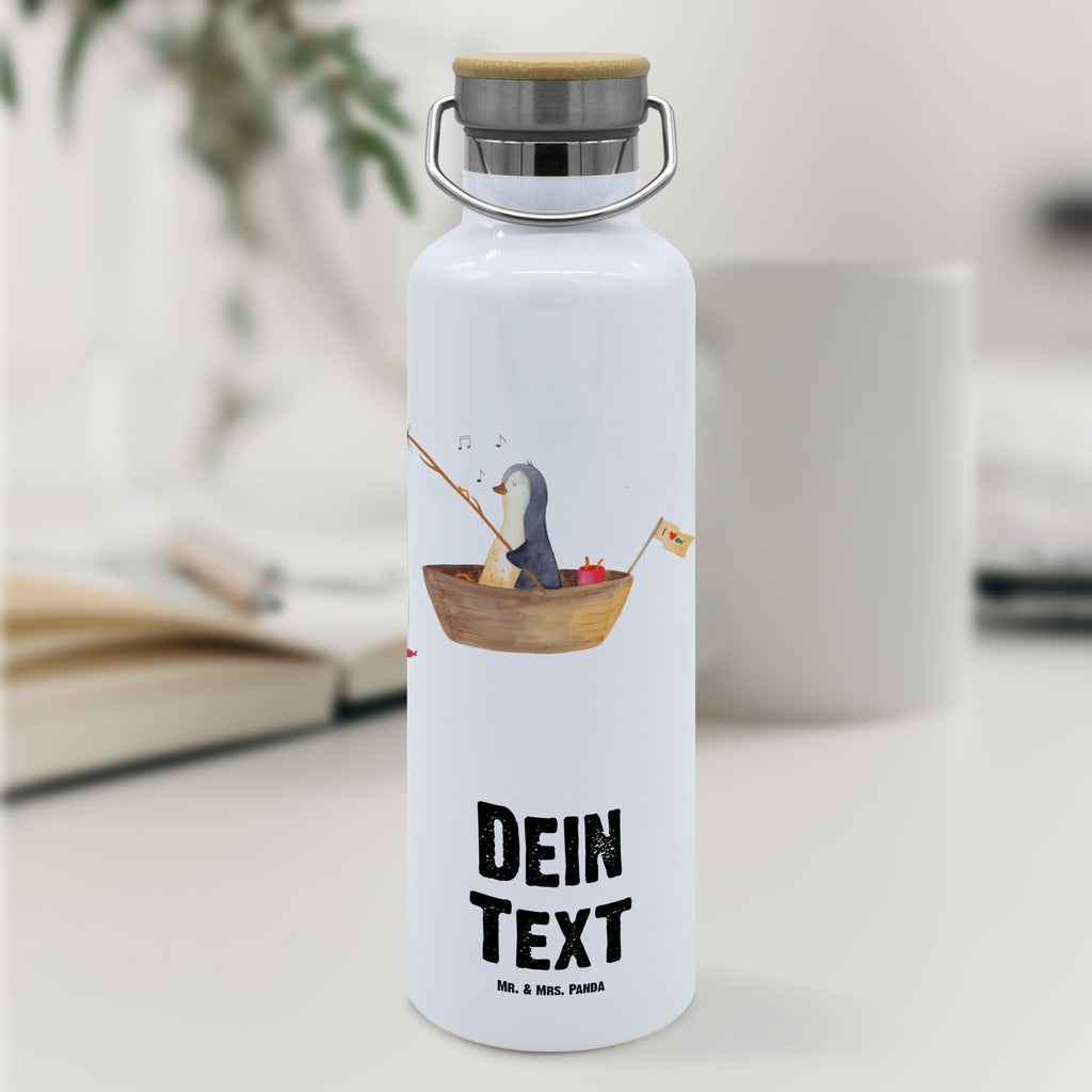 Personalisierte Trinkflasche Pinguin Angelboot Personalisierte Trinkflasche, Trinkflasche mit Namen, Trinkflasche bedrucken, Flasche personalisiert, Trinkflasch mit Aufdruck, Trinkflasche Werbegeschenk, Namensaufdruck Trinkflasche, Sportflasche personalisiert, Trinkflasche Sport, Pinguin, Pinguine, Angeln, Boot, Angelboot, Lebenslust, Leben, genießen, Motivation, Neustart, Neuanfang, Trennung, Scheidung, Geschenkidee Liebeskummer