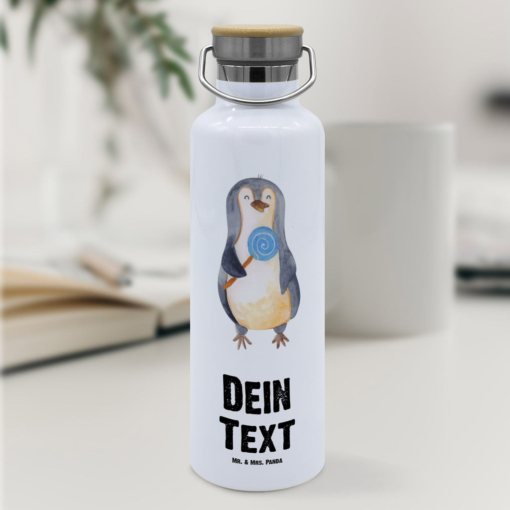 Personalisierte Trinkflasche Pinguin Lolli Personalisierte Trinkflasche, Trinkflasche mit Namen, Trinkflasche bedrucken, Flasche personalisiert, Trinkflasch mit Aufdruck, Trinkflasche Werbegeschenk, Namensaufdruck Trinkflasche, Sportflasche personalisiert, Trinkflasche Sport, Pinguin, Pinguine, Lolli, Süßigkeiten, Blödsinn, Spruch, Rebell, Gauner, Ganove, Rabauke