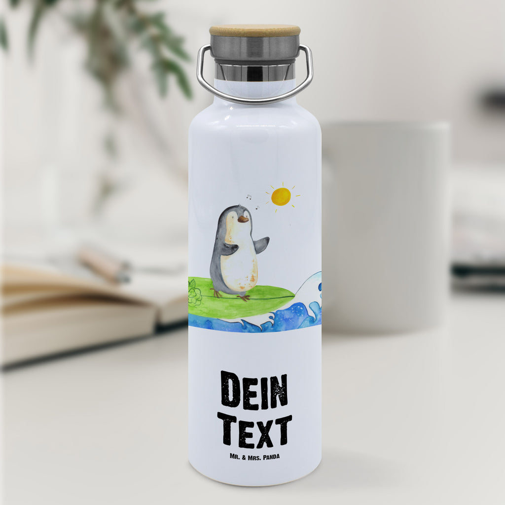 Personalisierte Trinkflasche Pinguin Surfer Personalisierte Trinkflasche, Trinkflasche mit Namen, Trinkflasche bedrucken, Flasche personalisiert, Trinkflasch mit Aufdruck, Trinkflasche Werbegeschenk, Namensaufdruck Trinkflasche, Sportflasche personalisiert, Trinkflasche Sport, Pinguin, Pinguine, surfen, Surfer, Hawaii, Urlaub, Wellen, Wellen reiten, Portugal