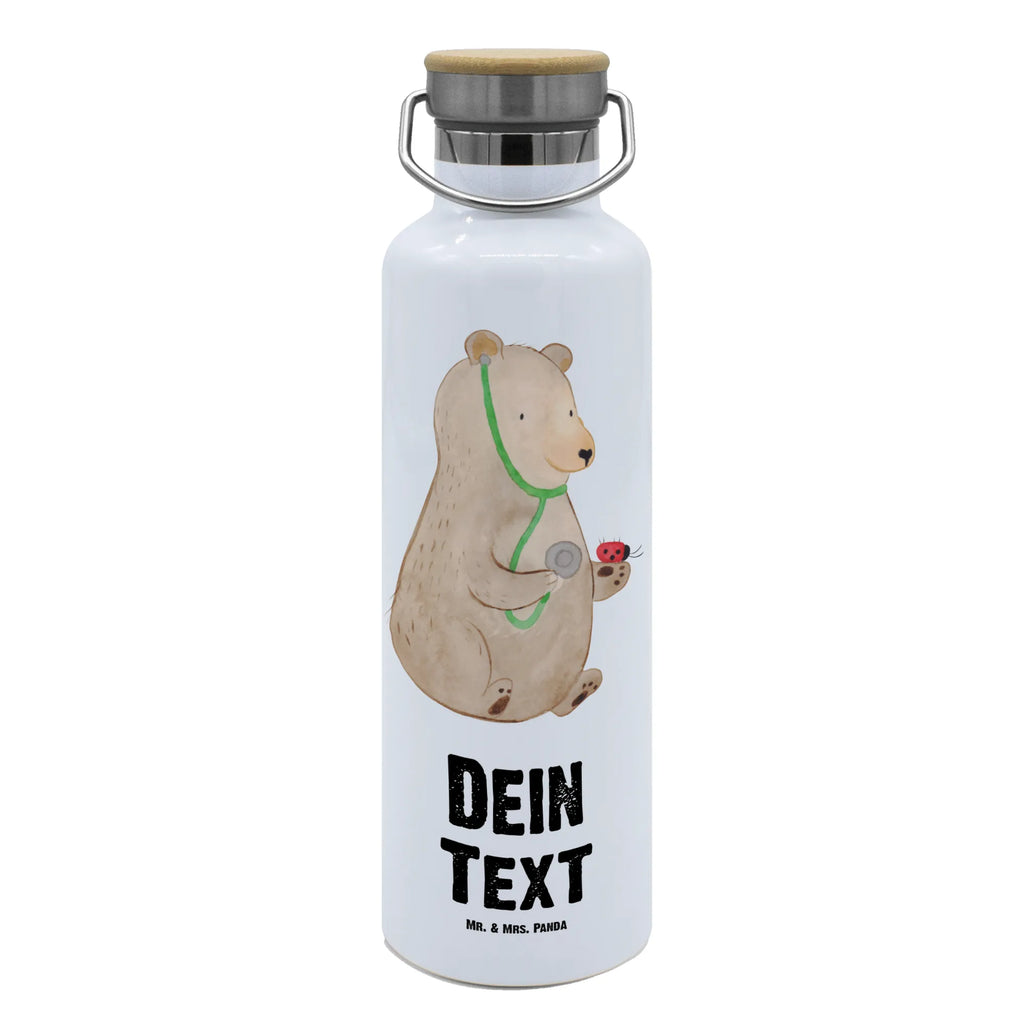 Personalisierte Trinkflasche Bär Arzt Personalisierte Trinkflasche, Trinkflasche mit Namen, Trinkflasche bedrucken, Flasche personalisiert, Trinkflasch mit Aufdruck, Trinkflasche Werbegeschenk, Namensaufdruck Trinkflasche, Sportflasche personalisiert, Trinkflasche Sport, Bär, Teddy, Teddybär, Arzt, Ärztin, Doktor, Professor, Doktorin, Professorin