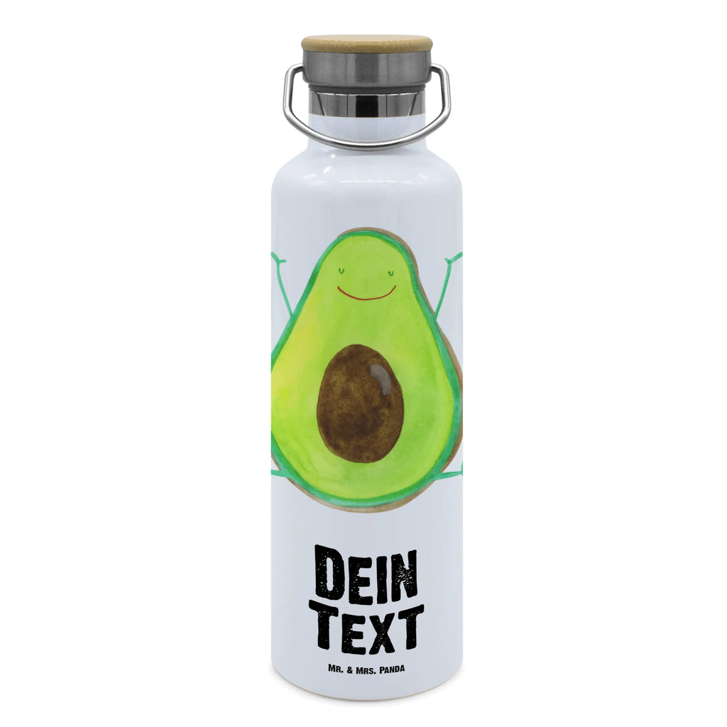 Personalisierte Trinkflasche Avocado Happy Personalisierte Trinkflasche, Trinkflasche mit Namen, Trinkflasche bedrucken, Flasche personalisiert, Trinkflasch mit Aufdruck, Trinkflasche Werbegeschenk, Namensaufdruck Trinkflasche, Sportflasche personalisiert, Trinkflasche Sport, Avocado, Veggie, Vegan, Gesund, Chaos