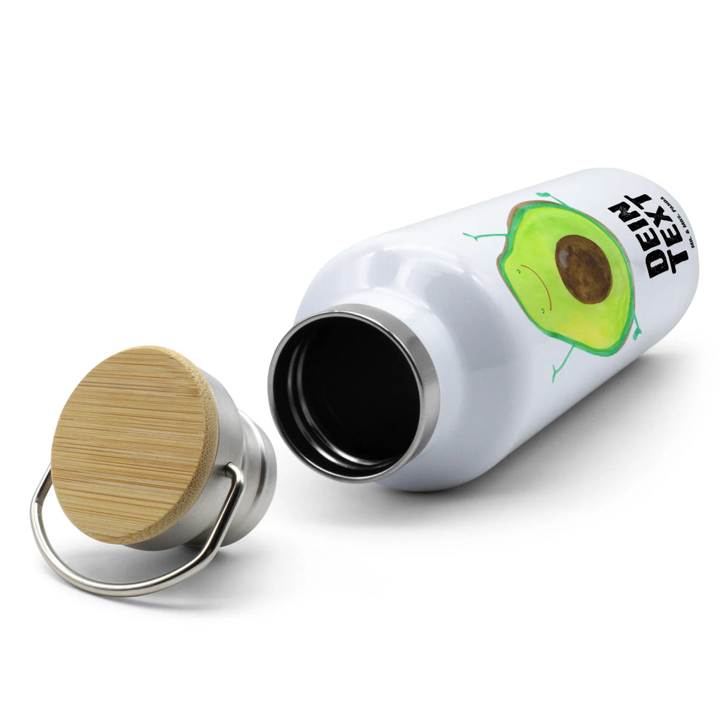 Personalisierte Trinkflasche Avocado Happy Personalisierte Trinkflasche, Trinkflasche mit Namen, Trinkflasche bedrucken, Flasche personalisiert, Trinkflasch mit Aufdruck, Trinkflasche Werbegeschenk, Namensaufdruck Trinkflasche, Sportflasche personalisiert, Trinkflasche Sport, Avocado, Veggie, Vegan, Gesund, Chaos