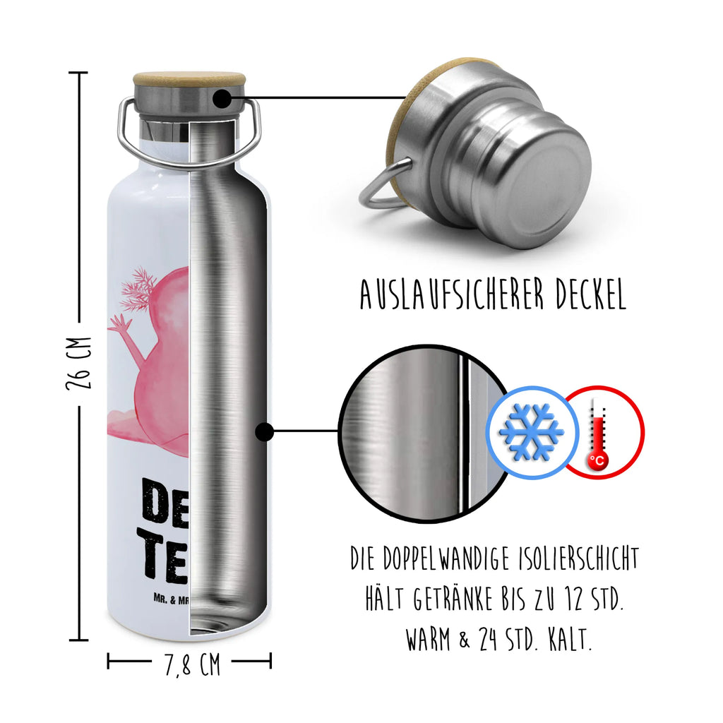 Personalisierte Trinkflasche Axolotl Hurra Personalisierte Trinkflasche, Trinkflasche mit Namen, Trinkflasche bedrucken, Flasche personalisiert, Trinkflasch mit Aufdruck, Trinkflasche Werbegeschenk, Namensaufdruck Trinkflasche, Sportflasche personalisiert, Trinkflasche Sport, Axolotl, Molch, Axolot, Schwanzlurch, Lurch, Lurche, fröhlich, Spaß, Freude, Motivation, Zufriedenheit