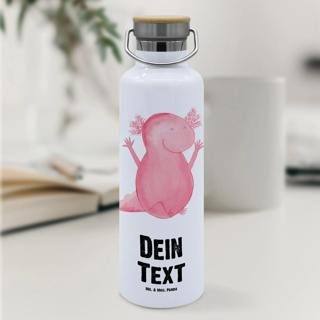 Personalisierte Trinkflasche Axolotl Hurra Personalisierte Trinkflasche, Trinkflasche mit Namen, Trinkflasche bedrucken, Flasche personalisiert, Trinkflasch mit Aufdruck, Trinkflasche Werbegeschenk, Namensaufdruck Trinkflasche, Sportflasche personalisiert, Trinkflasche Sport, Axolotl, Molch, Axolot, Schwanzlurch, Lurch, Lurche, fröhlich, Spaß, Freude, Motivation, Zufriedenheit