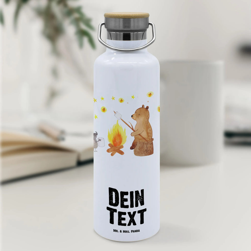 Personalisierte Trinkflasche Bär & Marienkäfer Lagerfeuer Personalisierte Trinkflasche, Trinkflasche mit Namen, Trinkflasche bedrucken, Flasche personalisiert, Trinkflasch mit Aufdruck, Trinkflasche Werbegeschenk, Namensaufdruck Trinkflasche, Sportflasche personalisiert, Trinkflasche Sport, Bär, Teddy, Teddybär, Lagerfeuer