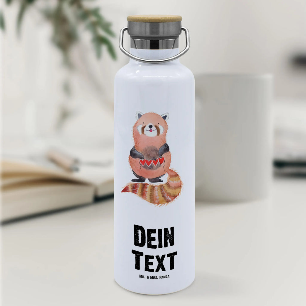 Personalisierte Trinkflasche Roter Panda Personalisierte Trinkflasche, Trinkflasche mit Namen, Trinkflasche bedrucken, Flasche personalisiert, Trinkflasch mit Aufdruck, Trinkflasche Werbegeschenk, Namensaufdruck Trinkflasche, Sportflasche personalisiert, Trinkflasche Sport, Tiermotive, Gute Laune, lustige Sprüche, Tiere, Panda, Liebe, Rot, Herz, Liebling, Lieblingsmensch