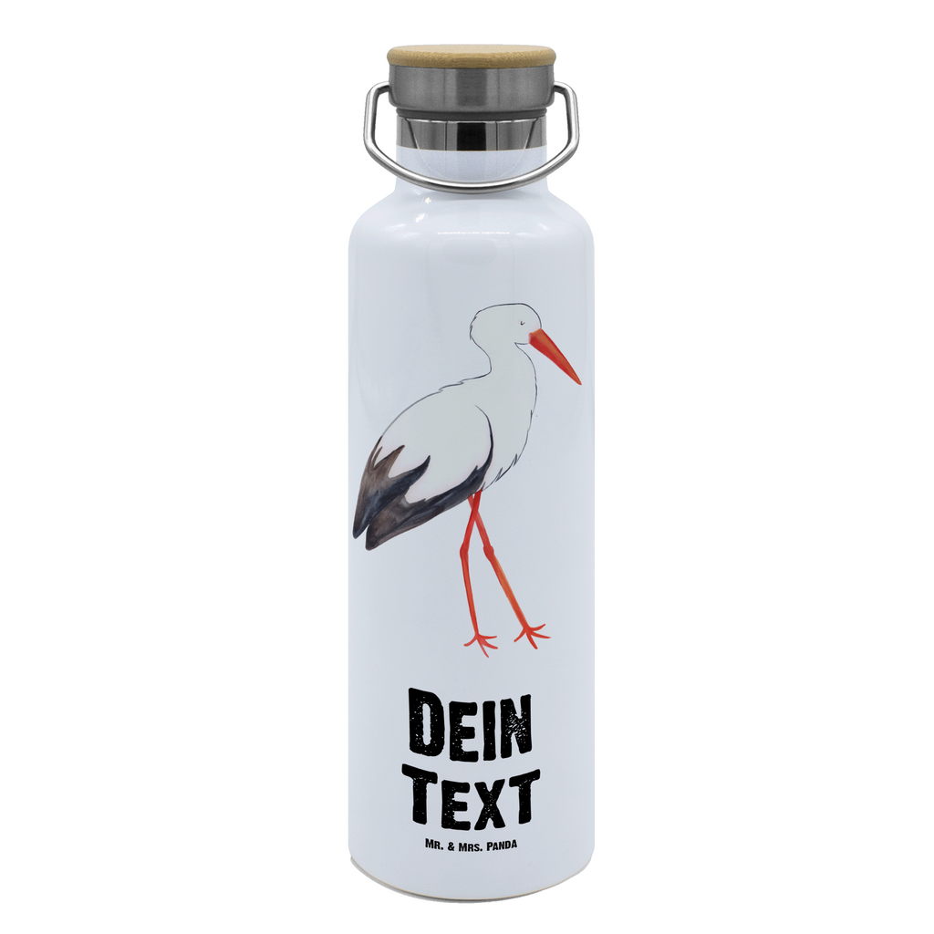 Personalisierte Trinkflasche Storch Personalisierte Trinkflasche, Trinkflasche mit Namen, Trinkflasche bedrucken, Flasche personalisiert, Trinkflasch mit Aufdruck, Trinkflasche Werbegeschenk, Namensaufdruck Trinkflasche, Sportflasche personalisiert, Trinkflasche Sport, Tiermotive, Gute Laune, lustige Sprüche, Tiere, Storch, Störche, Schwangerschaft, Geburt, Mutter, Mütter, Mutter werden, Schwanger, Babybauch, Baby