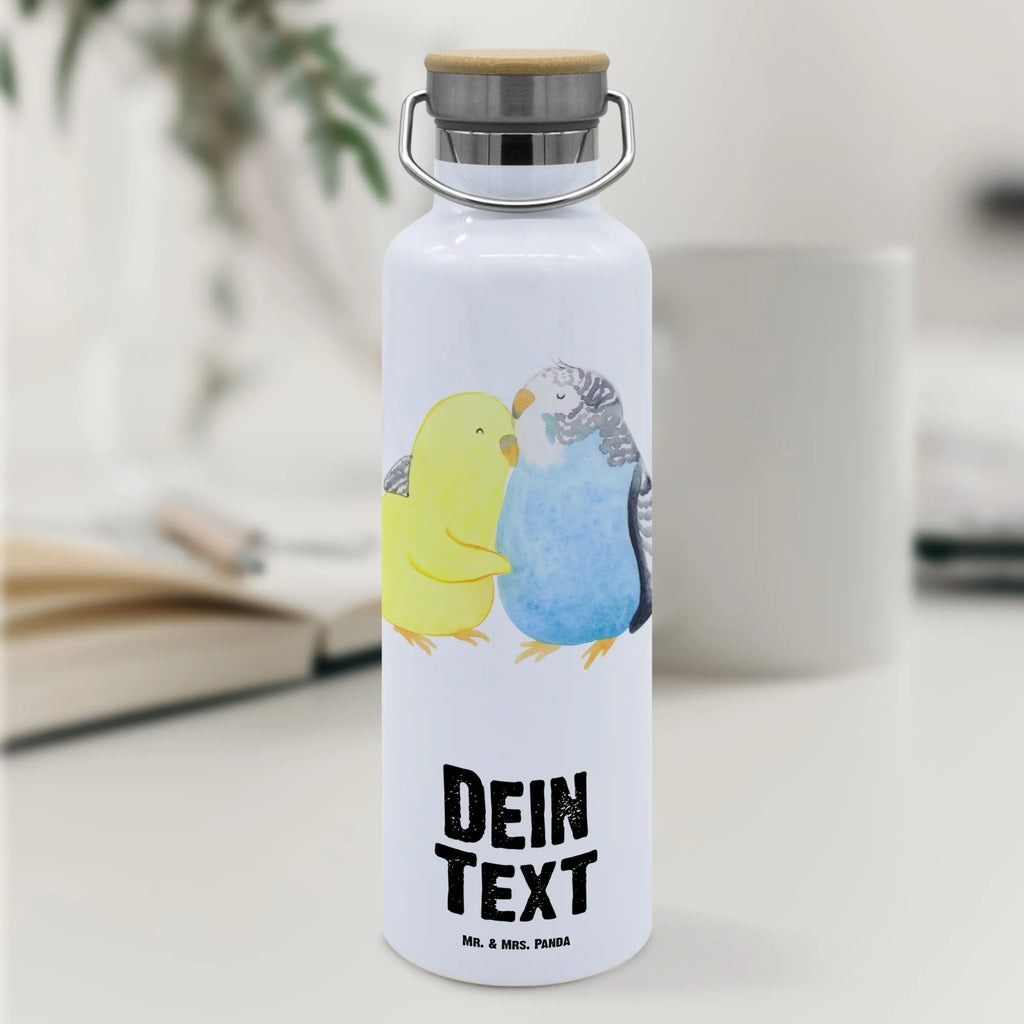 Personalisierte Trinkflasche Wellensittich Liebe Personalisierte Trinkflasche, Trinkflasche mit Namen, Trinkflasche bedrucken, Flasche personalisiert, Trinkflasch mit Aufdruck, Trinkflasche Werbegeschenk, Namensaufdruck Trinkflasche, Sportflasche personalisiert, Trinkflasche Sport, Liebe, Partner, Freund, Freundin, Ehemann, Ehefrau, Heiraten, Verlobung, Heiratsantrag, Liebesgeschenk, Jahrestag, Hocheitstag, Vögel, Wellensittich, Nähe, Kuscheln, Vertrauen