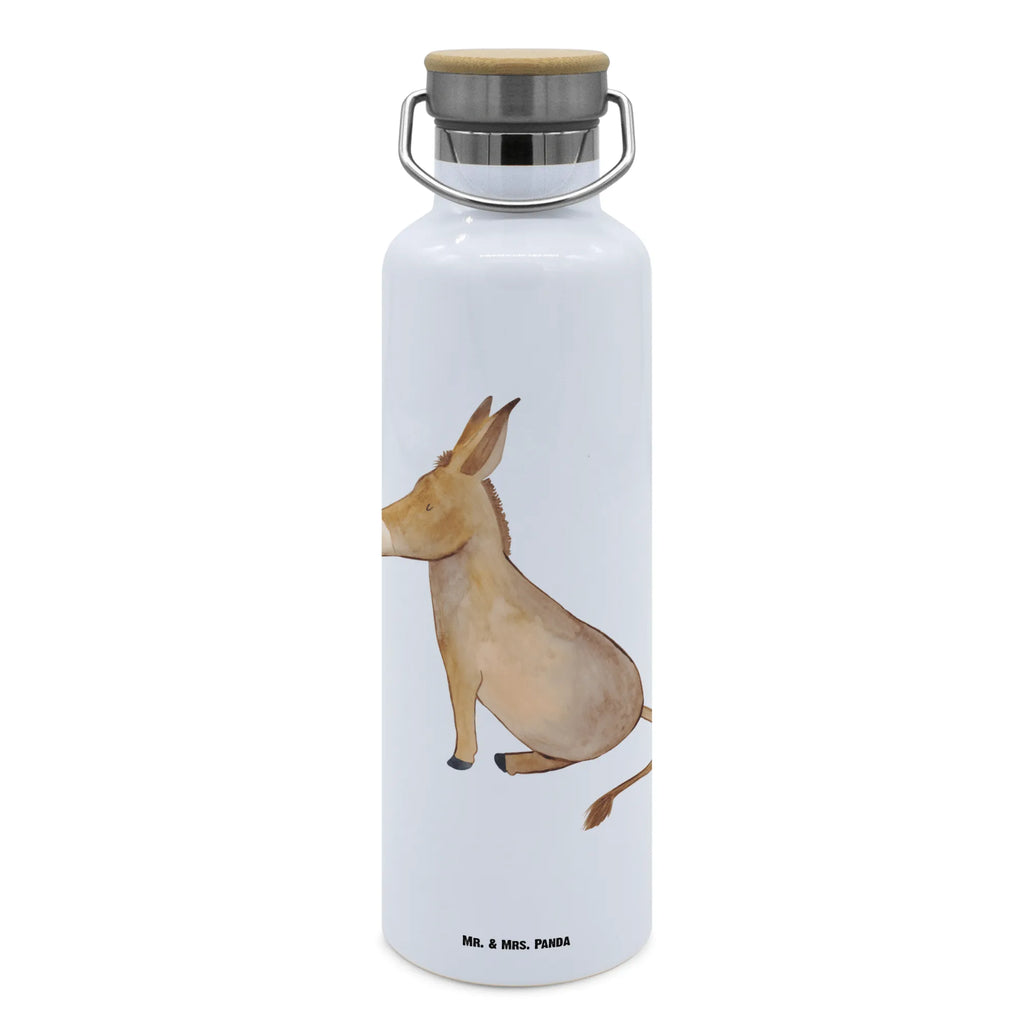 Trinkflasche Esel Thermosflasche, Isolierflasche, Edelstahl, Trinkflasche, isoliert, Wamrhaltefunktion, Sportflasche, Flasche zum Sport, Sportlerflasche, Tiermotive, Gute Laune, lustige Sprüche, Tiere, Esel, Weisheit, Lebensmut, Lebensglück, Ziel, Lebensziel, Mut, erfolg, tapferkeit, positive gedanken, zuversicht