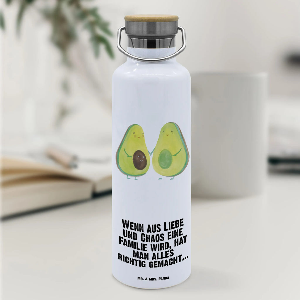 Trinkflasche Avocado Pärchen Thermosflasche, Isolierflasche, Edelstahl, Trinkflasche, isoliert, Wamrhaltefunktion, Sportflasche, Flasche zum Sport, Sportlerflasche, Avocado, Veggie, Vegan, Gesund, Avocuddle, Liebe, Schwangerschaft, Familie, Babyshower, Babyparty, Hochzeit, Kinder, Avocados, Geburt