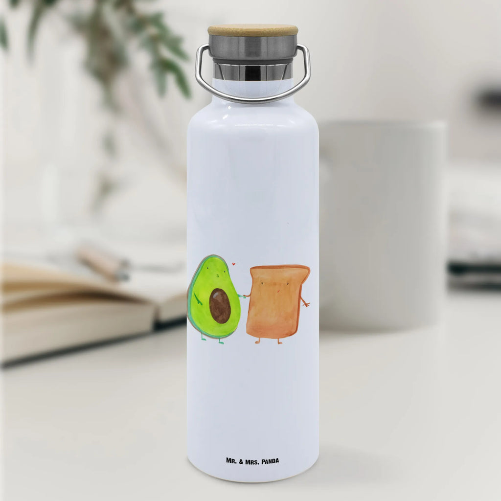 Trinkflasche Avocado Toast Thermosflasche, Isolierflasche, Edelstahl, Trinkflasche, isoliert, Wamrhaltefunktion, Sportflasche, Flasche zum Sport, Sportlerflasche, Avocado, Veggie, Vegan, Gesund, Toast, Toastbrot, Liebespaar, Pärchen, Freund, Freundin, Verlobt, Verlobungsparty, Hochzeit, Hochzeitsgeschenk, Jahrestag, Jahrestagsgeschenk