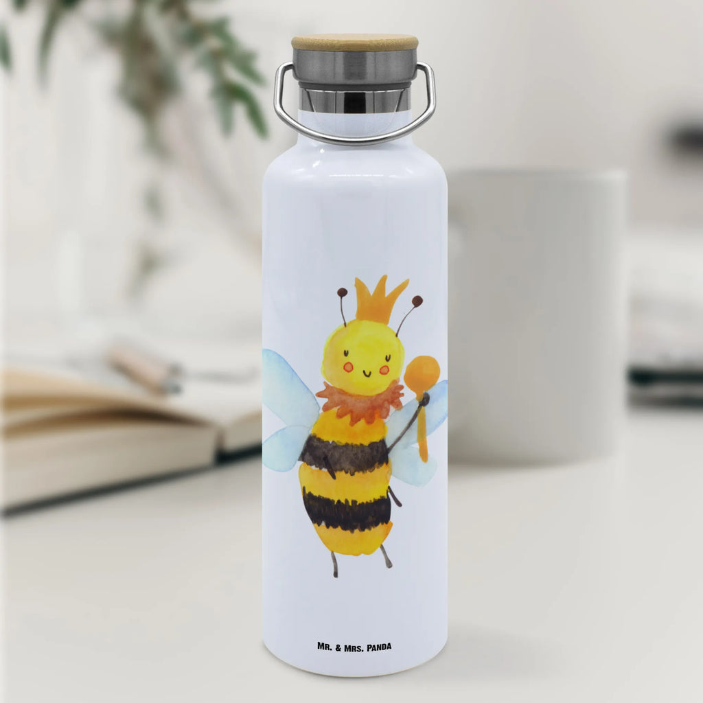 Trinkflasche Biene König Thermosflasche, Isolierflasche, Edelstahl, Trinkflasche, isoliert, Wamrhaltefunktion, Sportflasche, Flasche zum Sport, Sportlerflasche, Biene, Wespe, Hummel