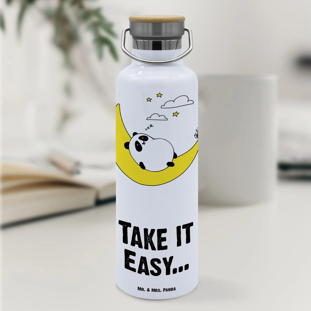 Trinkflasche Panda Easy Thermosflasche, Isolierflasche, Edelstahl, Trinkflasche, isoliert, Wamrhaltefunktion, Sportflasche, Flasche zum Sport, Sportlerflasche