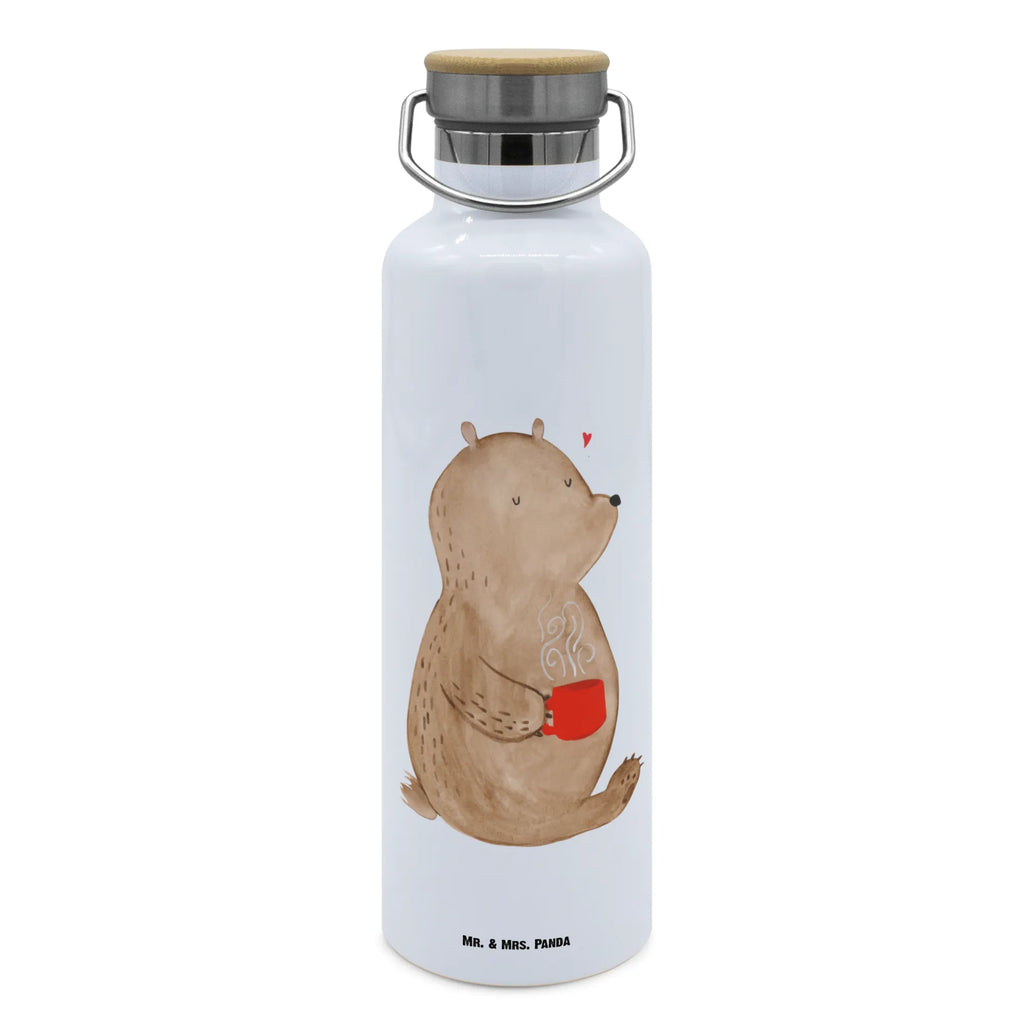 Trinkflasche Bär Kaffee Thermosflasche, Isolierflasche, Edelstahl, Trinkflasche, isoliert, Wamrhaltefunktion, Sportflasche, Flasche zum Sport, Sportlerflasche, Bär, Teddy, Teddybär, Kaffee, Coffee, Bären, guten Morgen, Morgenroutine, Welt erobern, Welt retten, Motivation