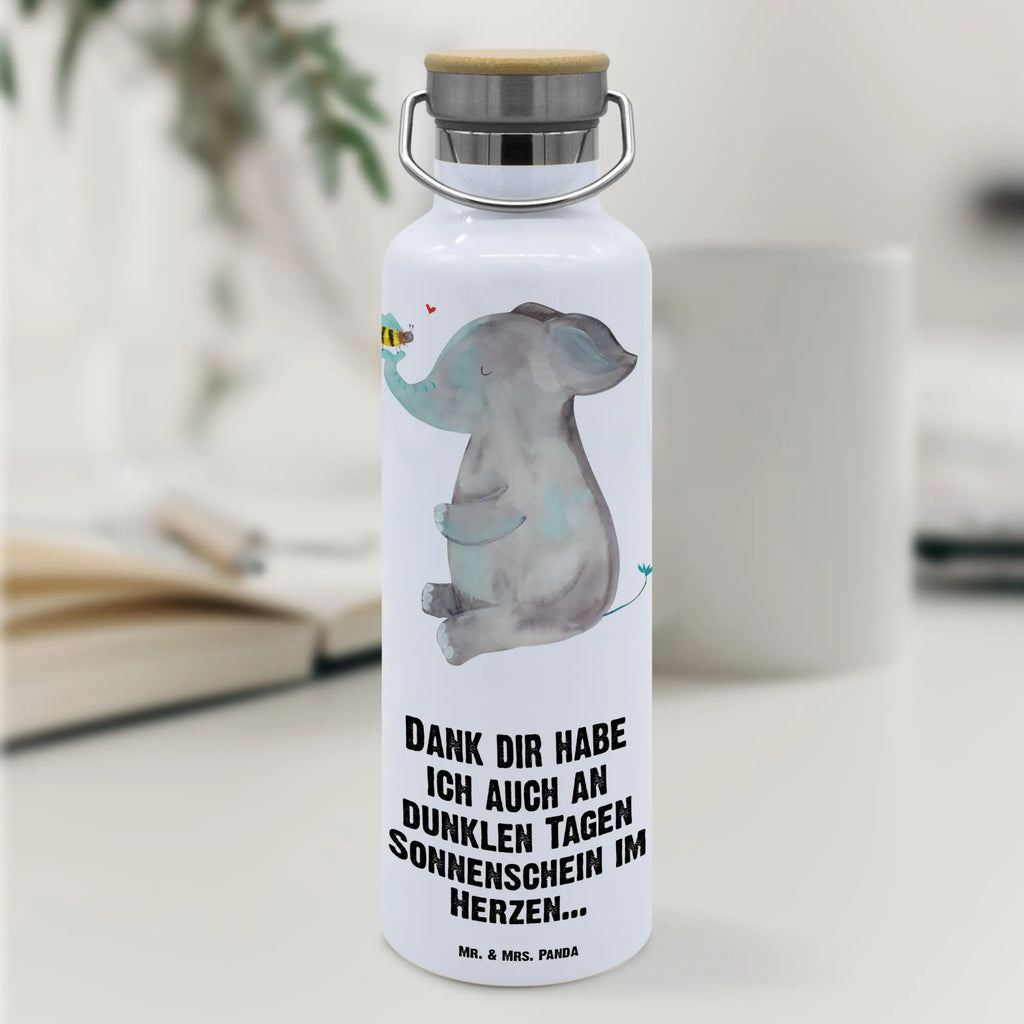 Trinkflasche Elefant Biene Thermosflasche, Isolierflasche, Edelstahl, Trinkflasche, isoliert, Wamrhaltefunktion, Sportflasche, Flasche zum Sport, Sportlerflasche, Tiermotive, Gute Laune, lustige Sprüche, Tiere, Elefant, Biene, Liebe, Liebesbeweis, Jahrestag, Liebesgeschenk, Heiratsantrag, Hochzeitsgeschenk, Liebesspruch